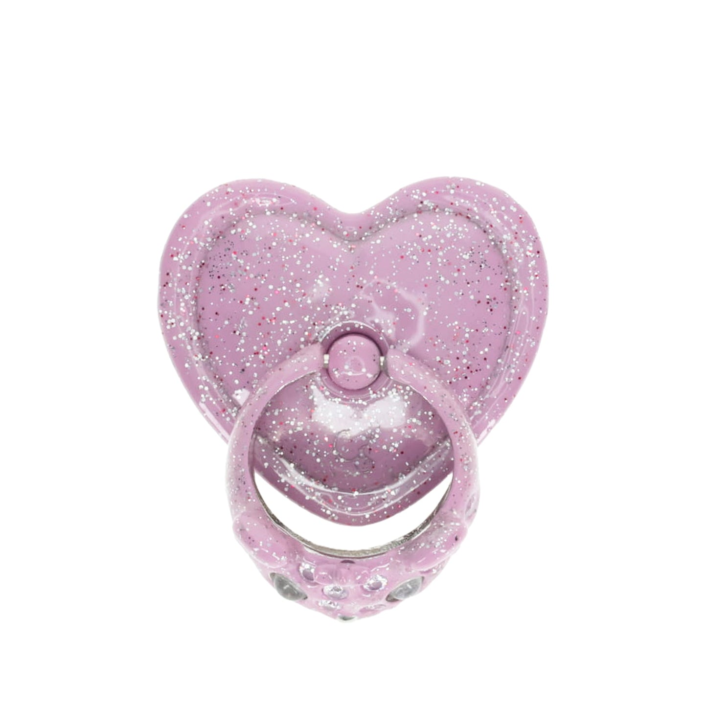 PRINCESS BEAR GRIP RING / GLITTER PINK