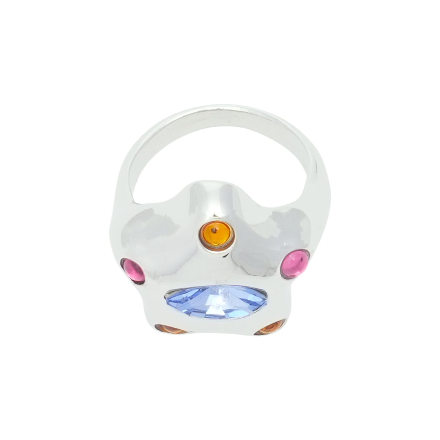 DEMI STARLETTE RING / SILVER PASTEL MULTI