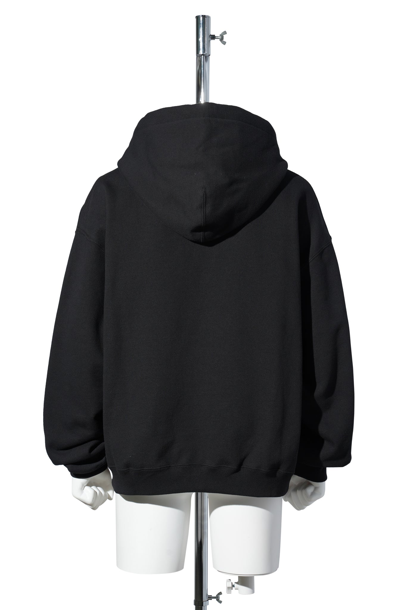 CLOWN MESH ZIP HOODIE / BLACK