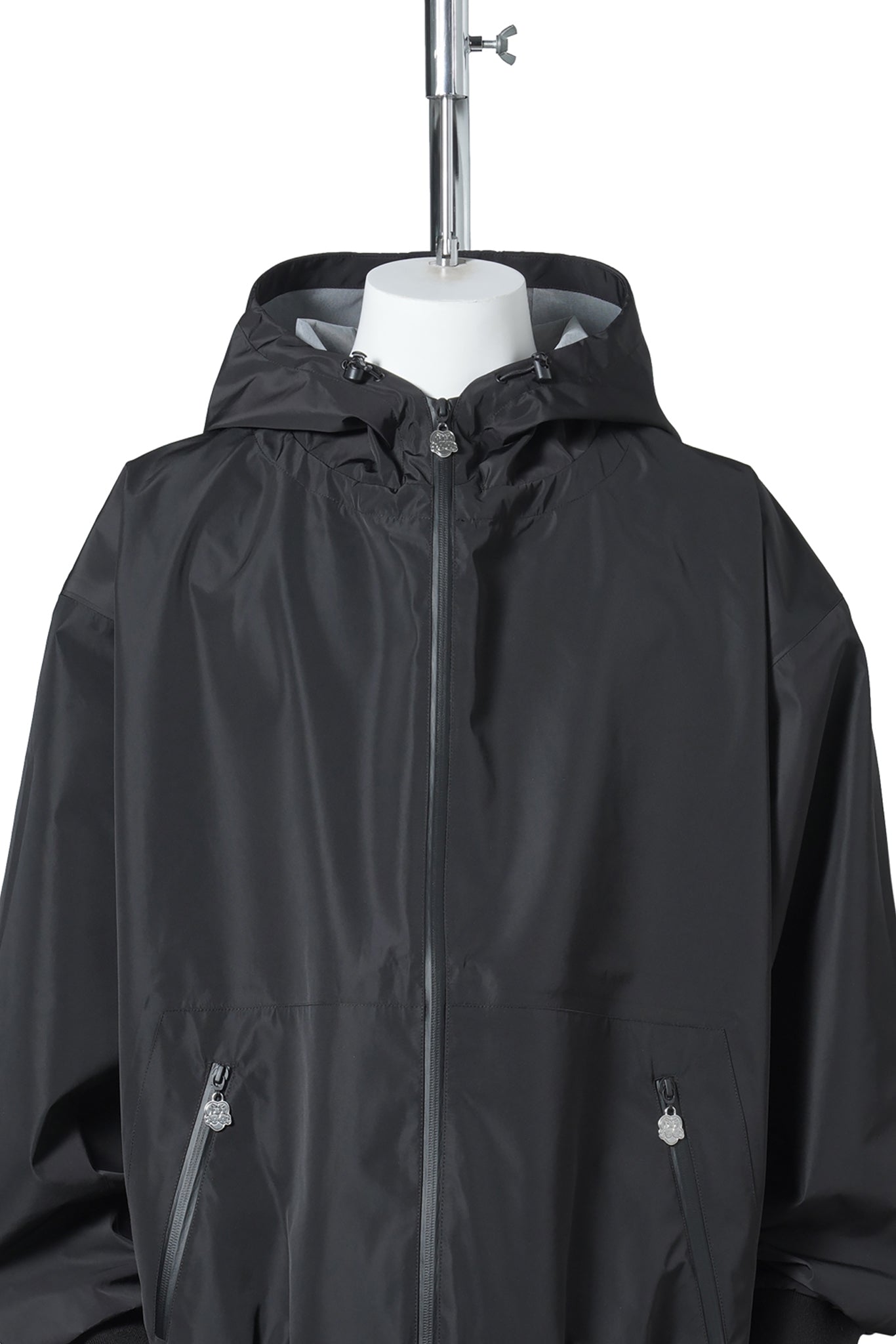 REFLECTIVE FINESSE PUP PERFORMANCE RAIN JACKET / BLACK