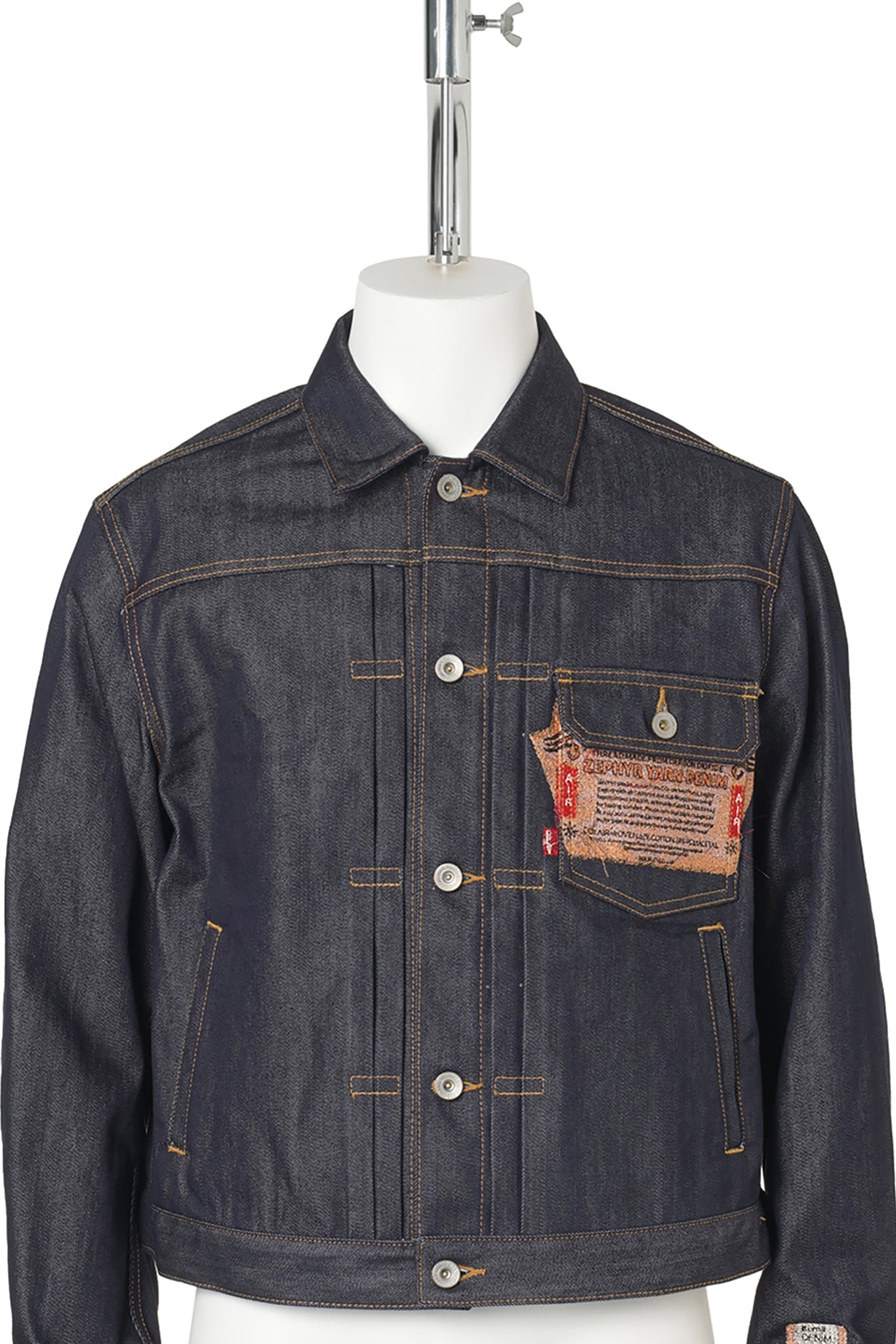 AIR YARN RAW DENIM JACKET / INDIGO
