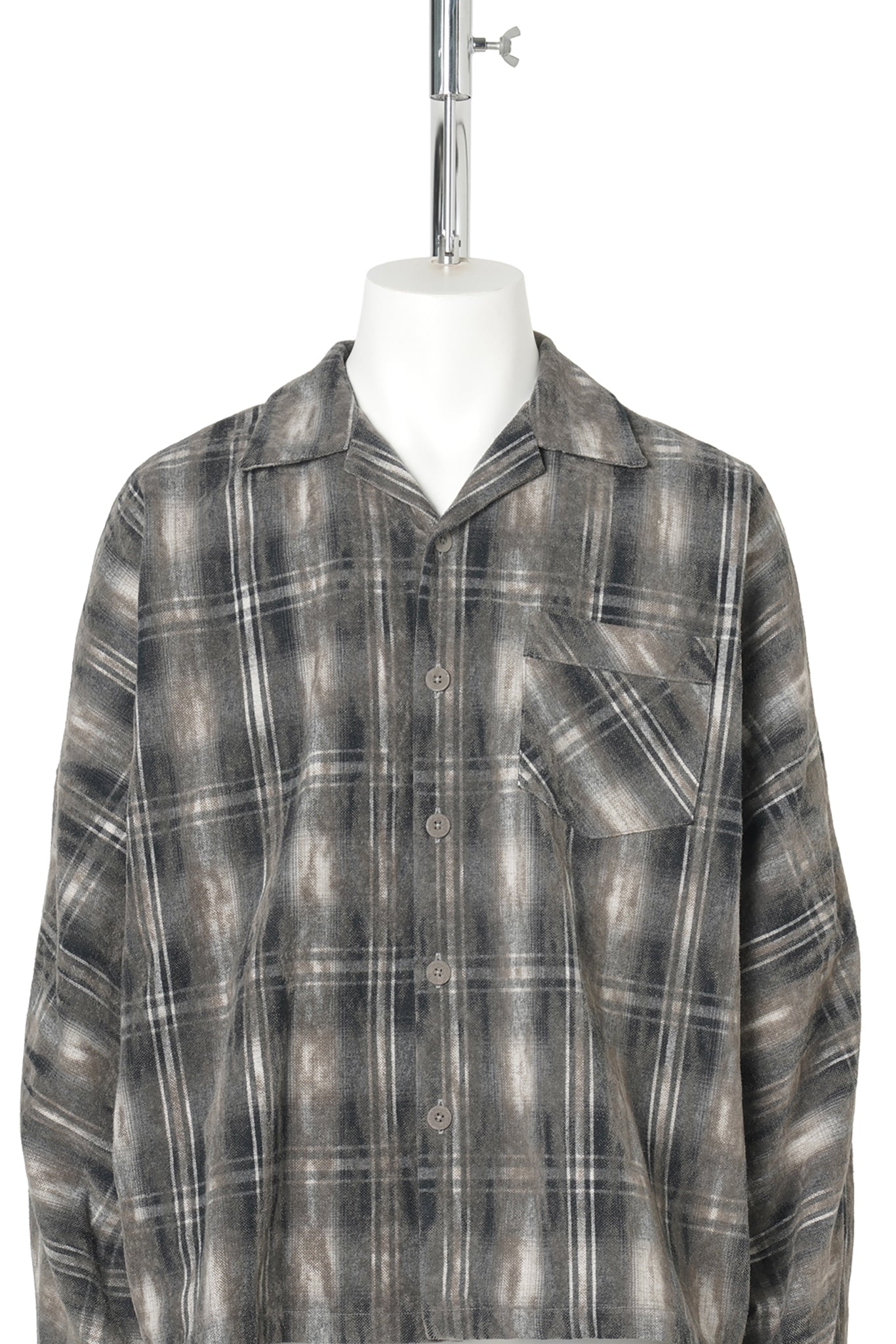 DUST FLOCKY PAJAMA SHIRT / GREY