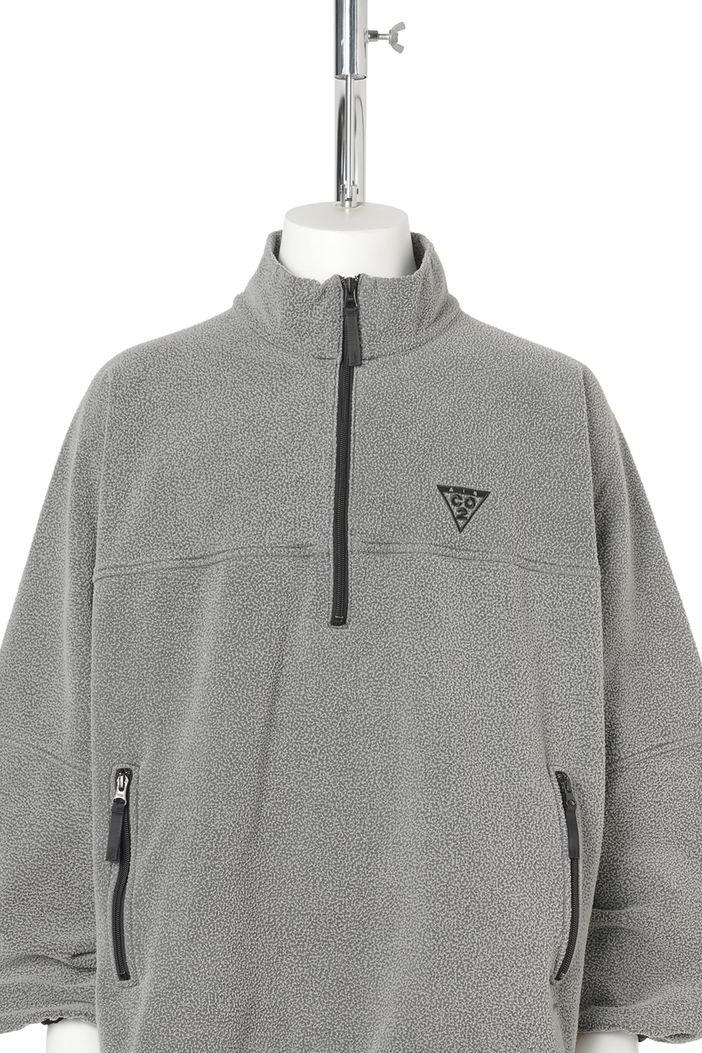 AIR TARN HALF ZIP FLEECE PULLOVER / CHARCOAL