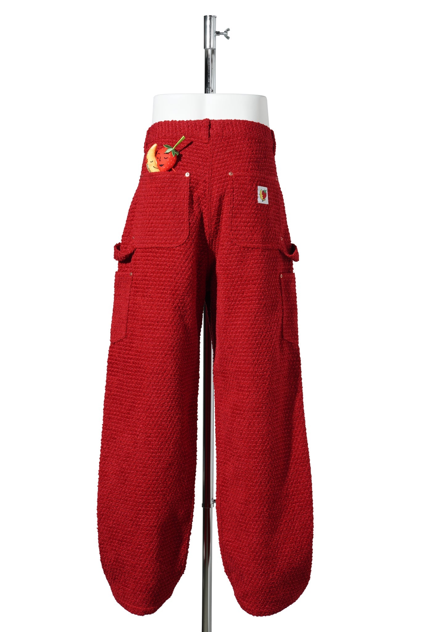 STRAWBERRY DOUBLE KNEE PANTS / RED