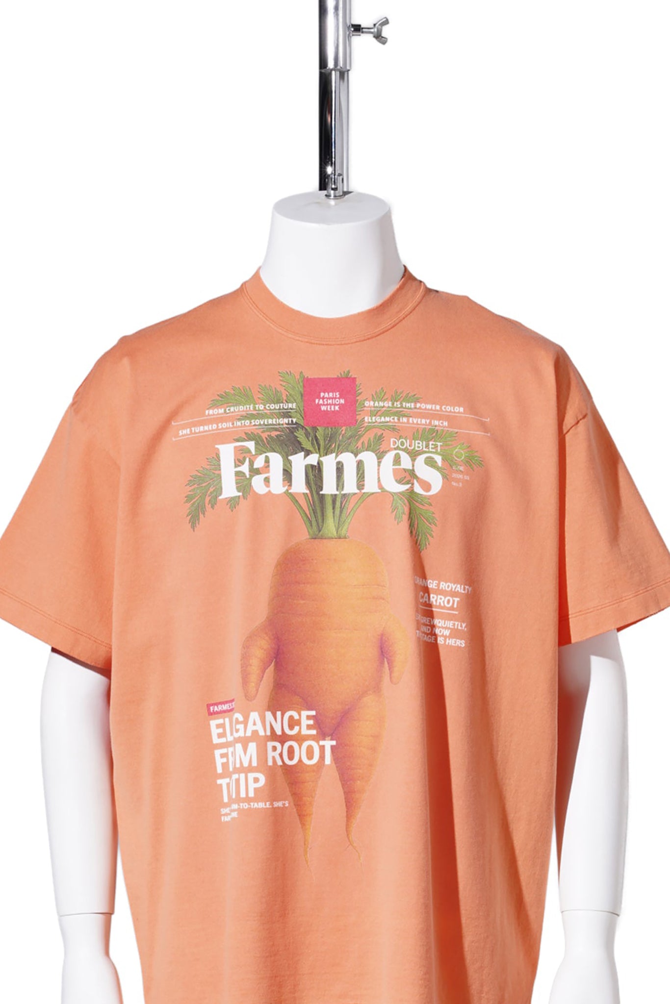 FARMES MAGAZINE COVER T-SHIRT / ORANGE