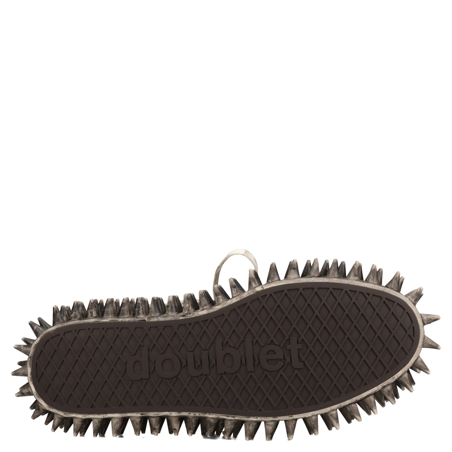 DIRTY SPIKE CANVAS SNEAKER / BLACK