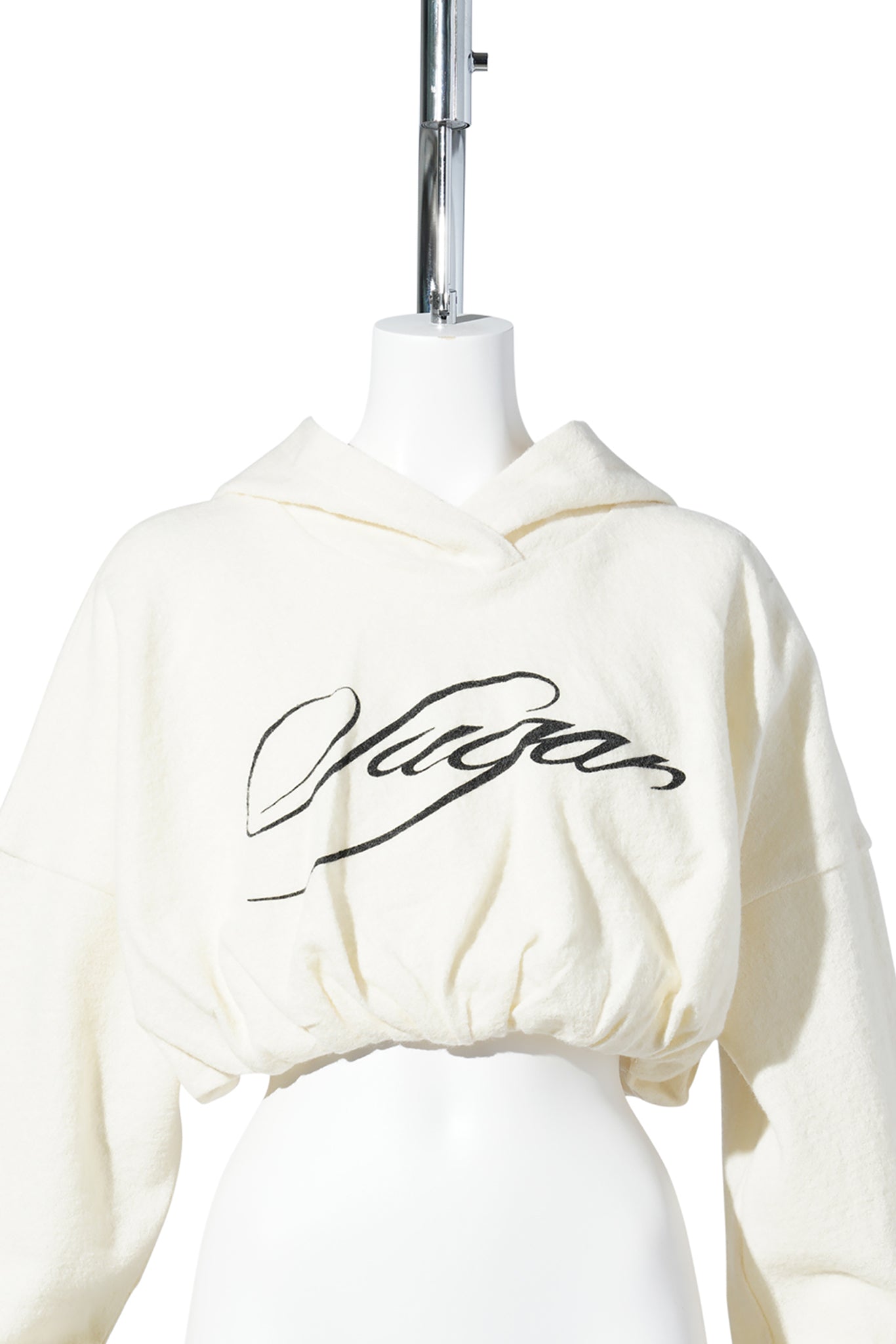 WOMEN COTTON HOODIE / WHITE