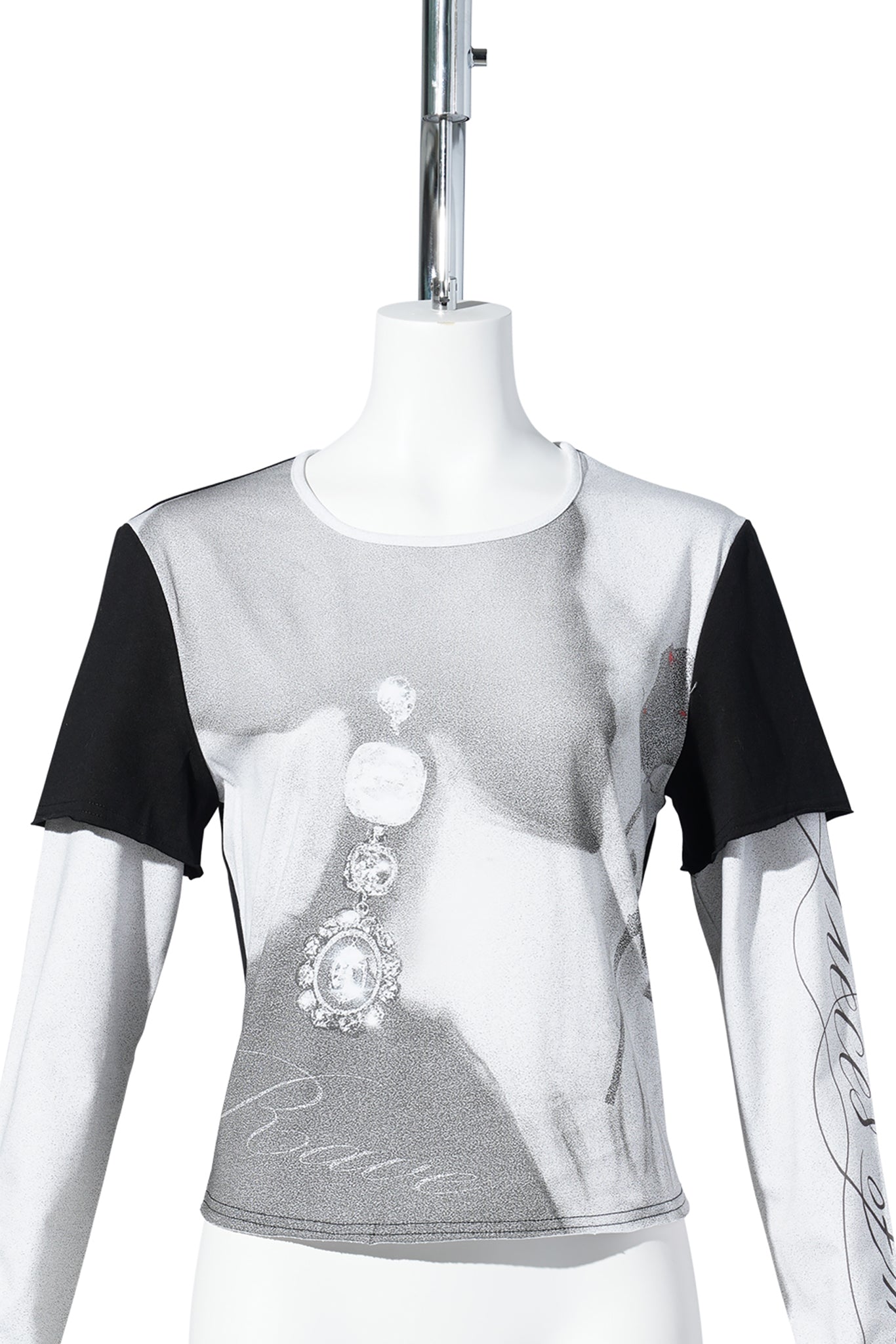 WOMEN COTTON TOP / GREY