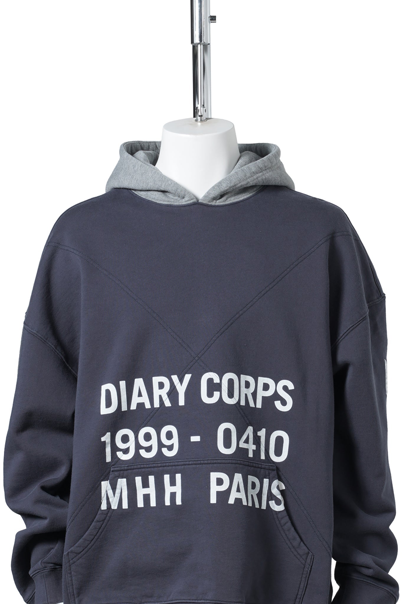 CORP LOGO PULLOVER HOODIE / BLUE