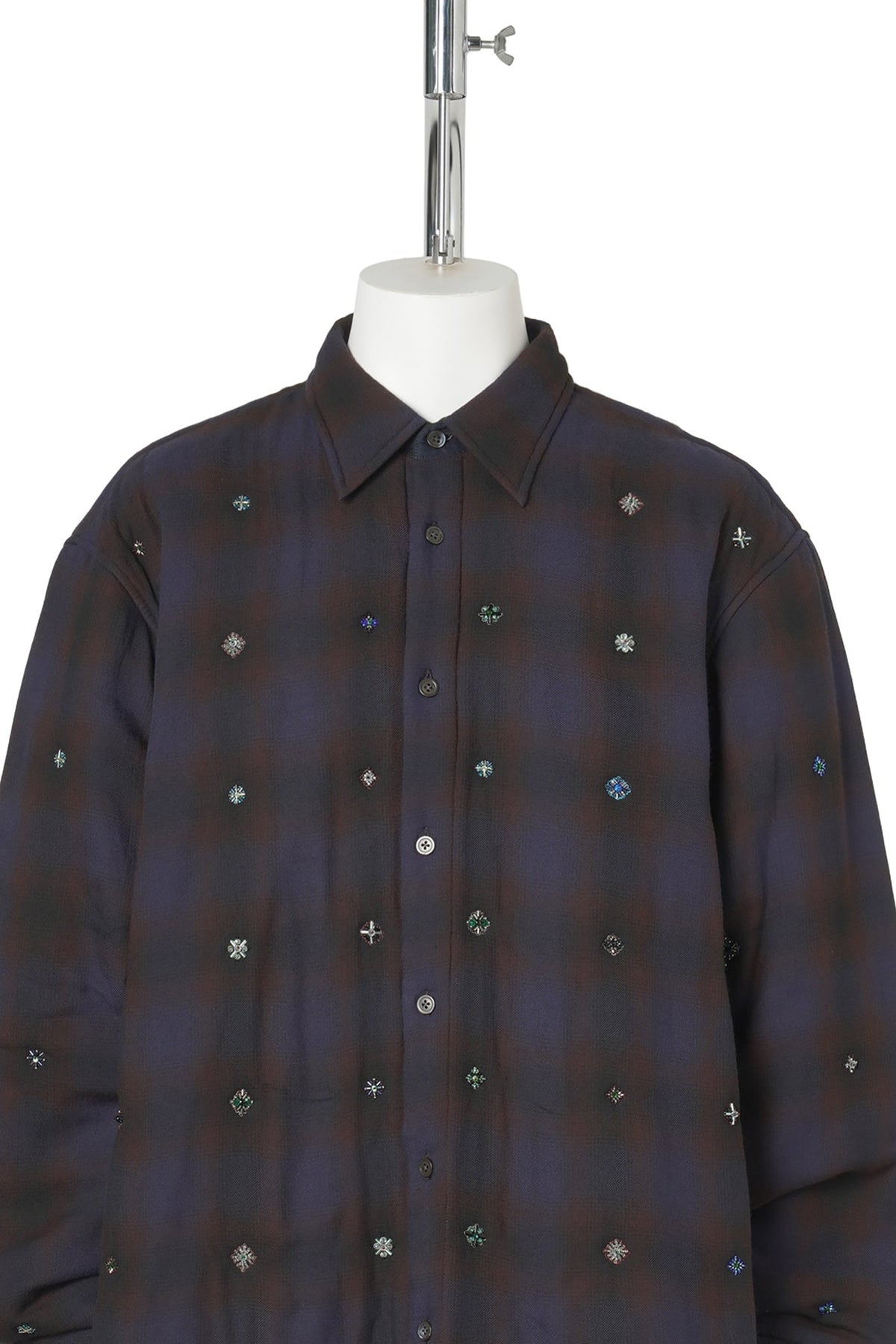 CROOMSY EMB 4133 M.W. SHIRT / 703:BROWN