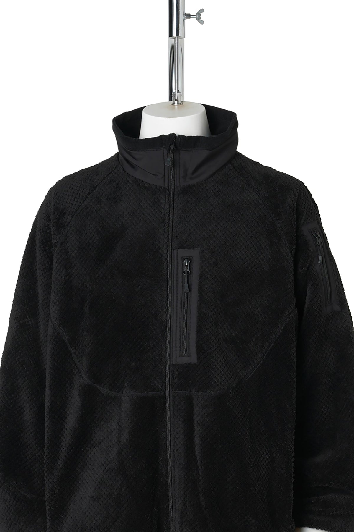 TECH MIL FLEECE JACKET / BLACK