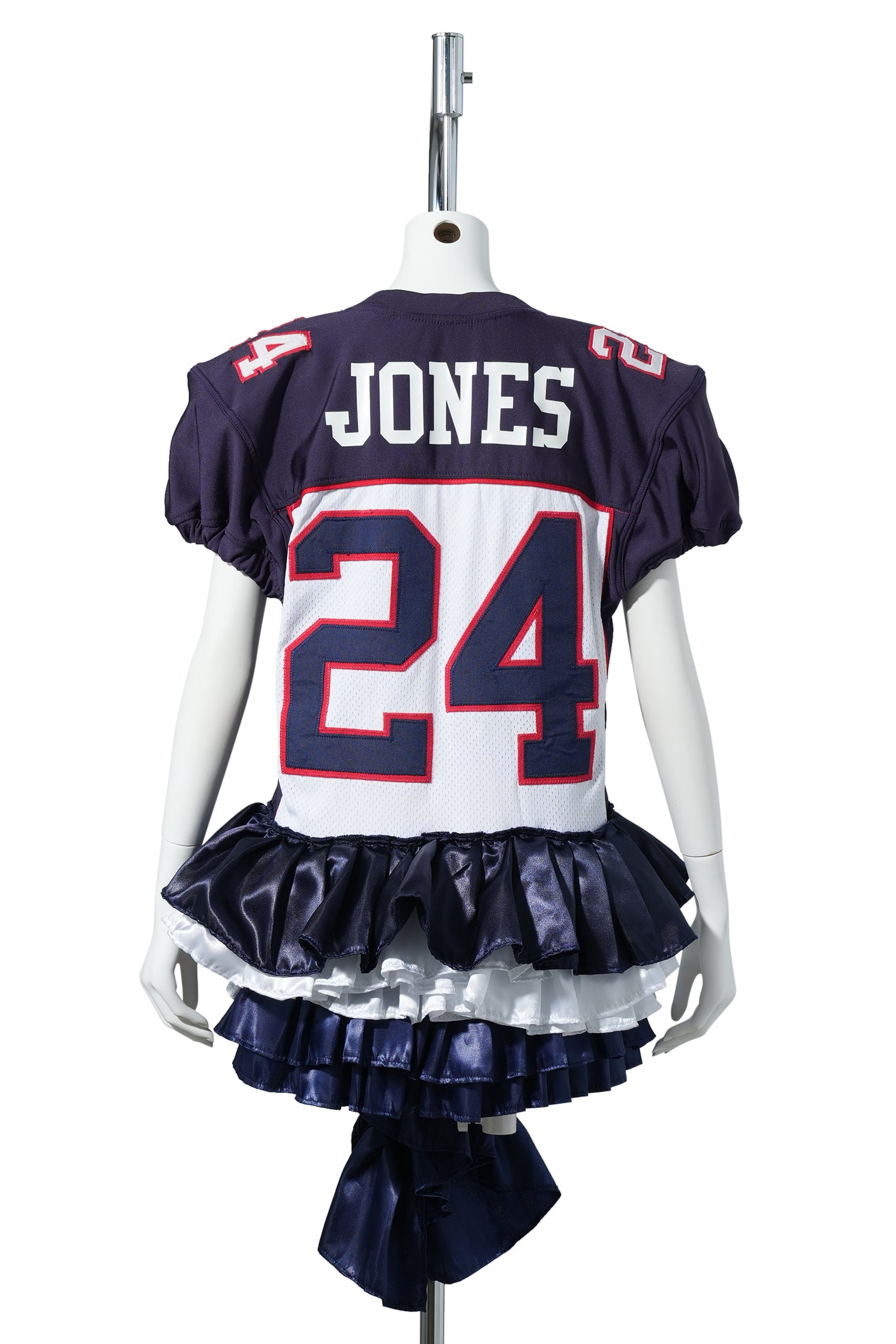TEXANS 24 DRESS / WHITE x NAVY
