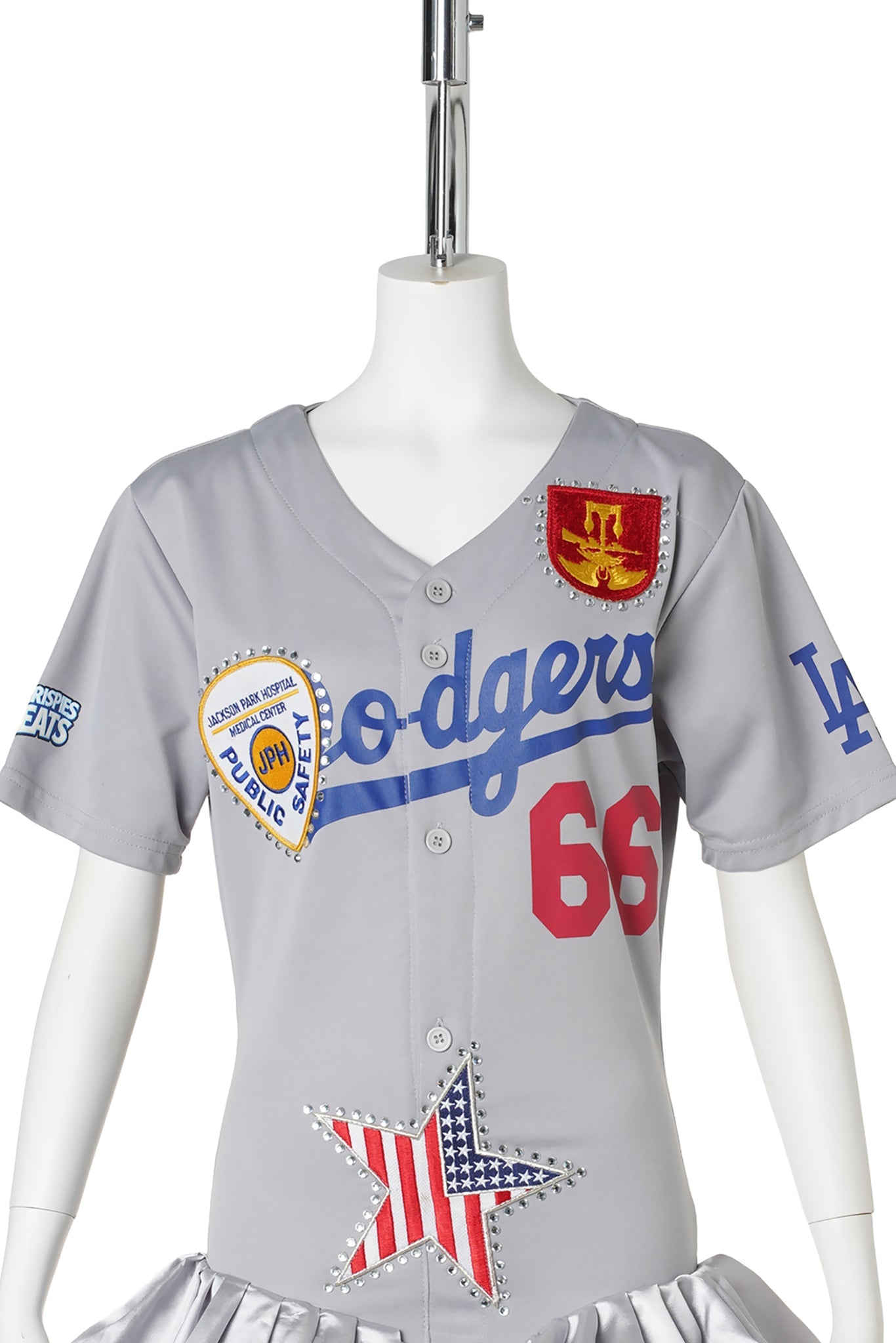 DODGERS MINI DRESS / GREY