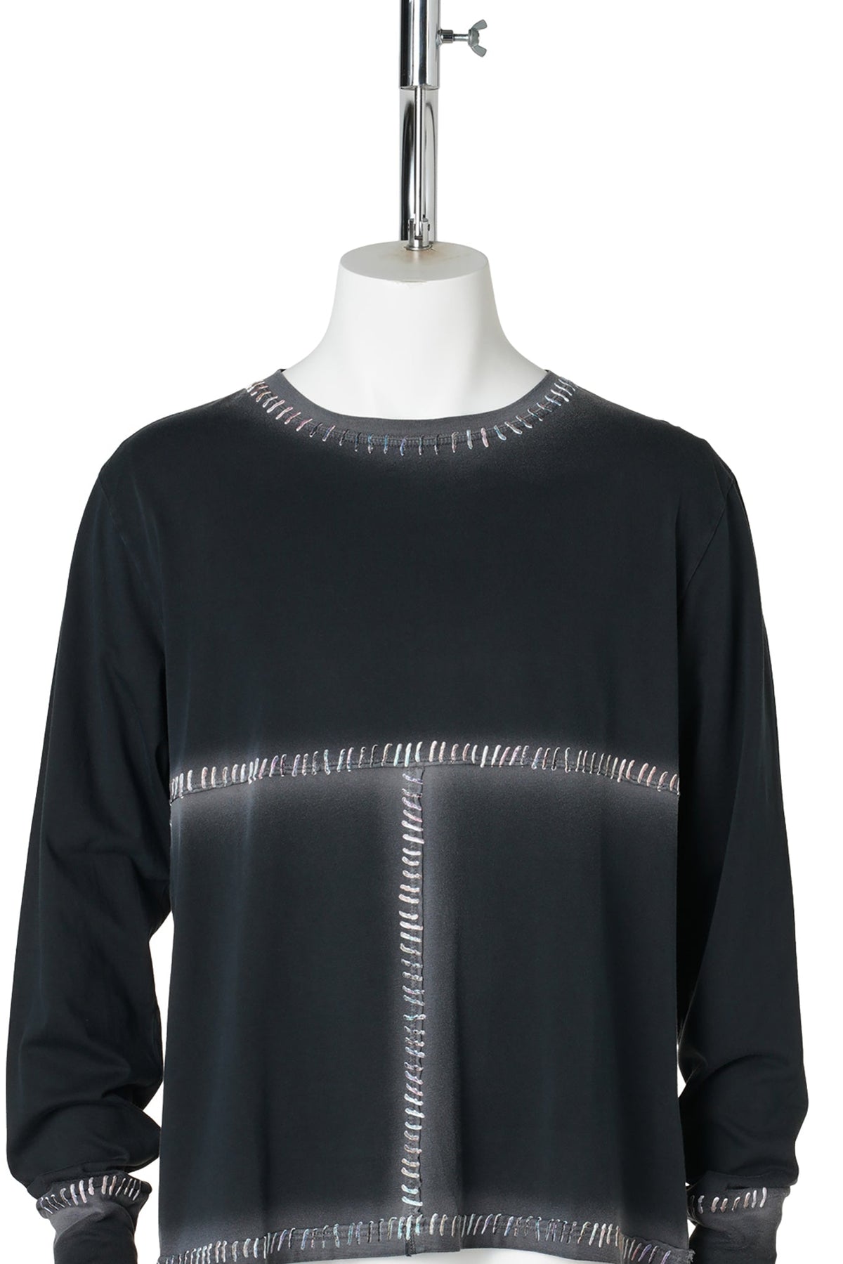 LAPPED LONG SLEEVE / STITCHED