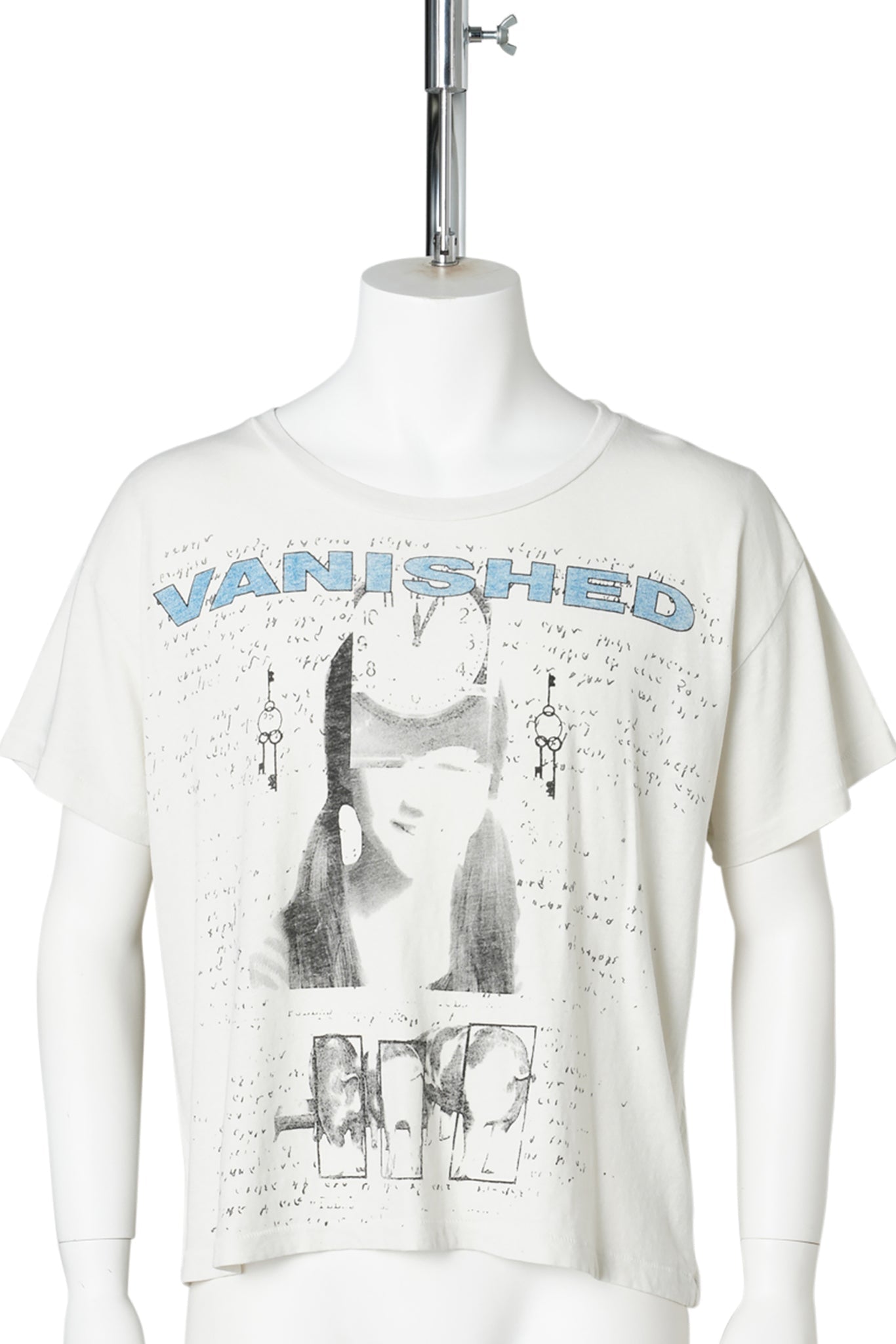 BUDDHIST UNCLE T-SHIRT / FADED WHITE