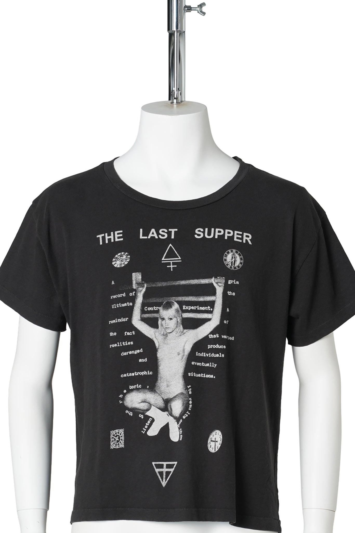 THE LAST SUPPER T-SHIRT / FADED BLACK