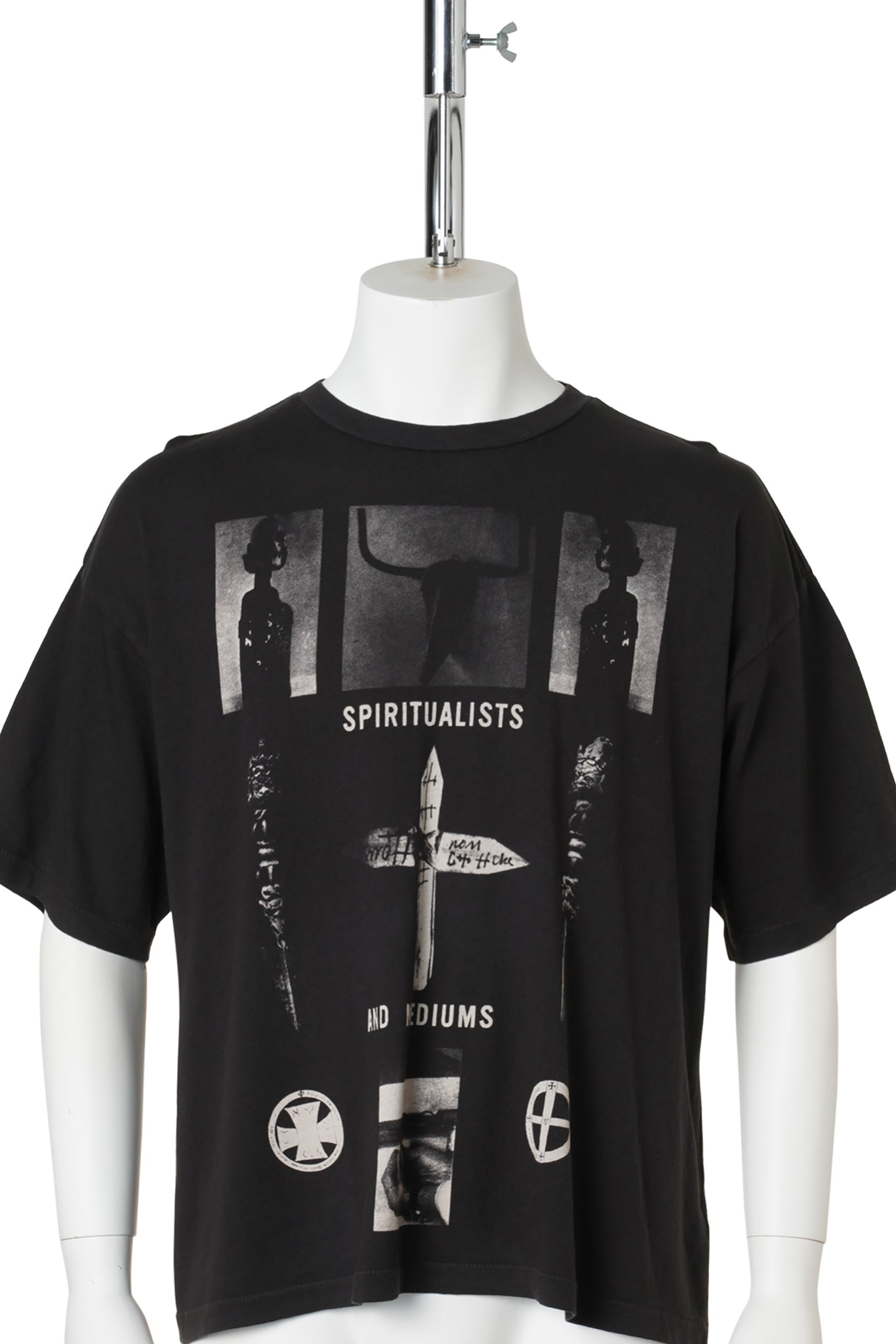 SPIRITUALISTS AND MEDIUMS T-SHIRT / FADED BLACK