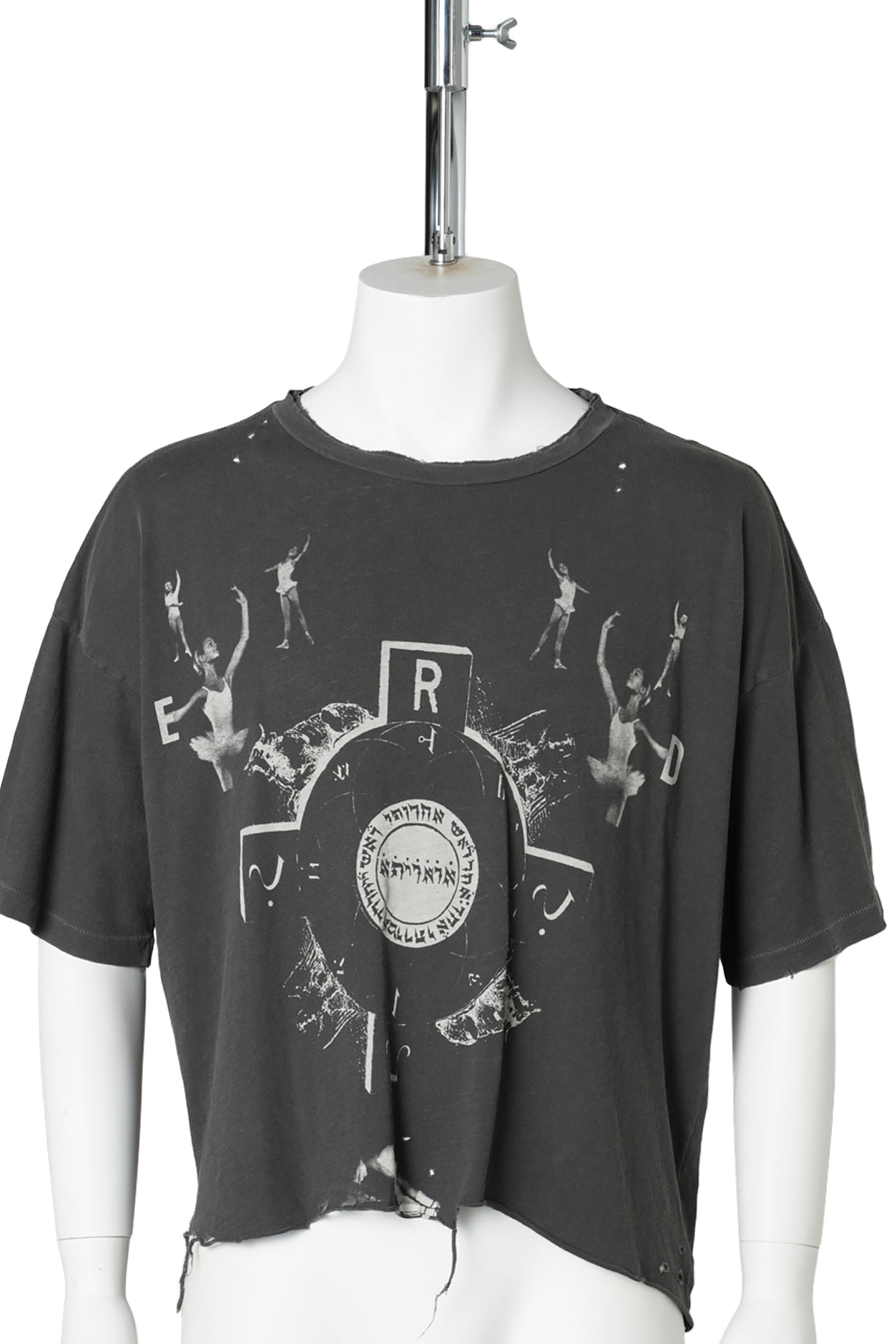 BED OF NAILS T-SHIRT / WASHED BLACK