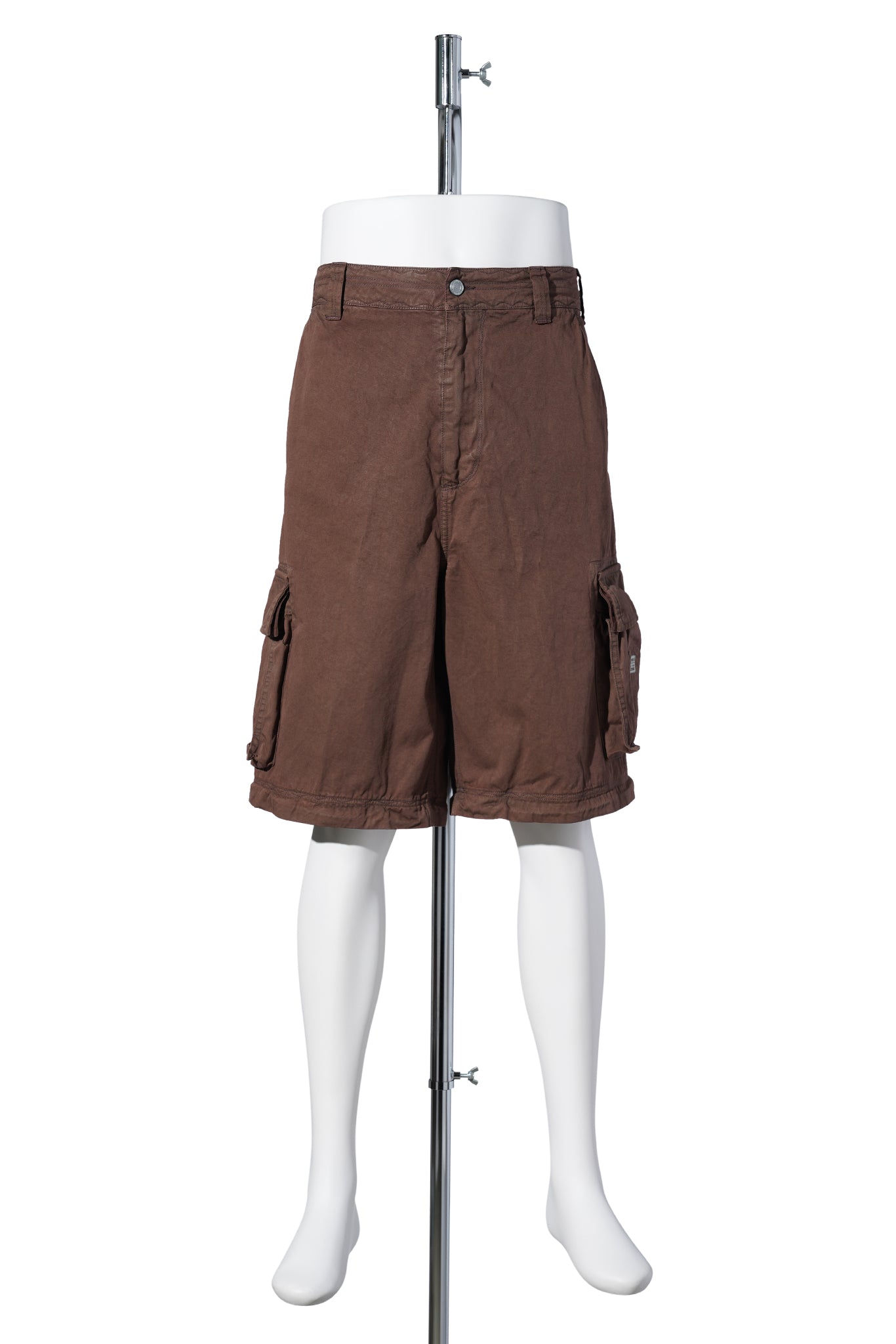 UNISEX ZIP-OFF CARGO PANTS WOVEN / BROWN