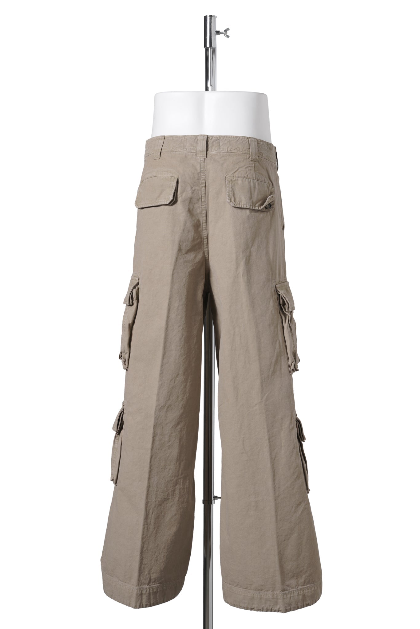 UNISEX CARGO PANTS WOVEN / BEIGE