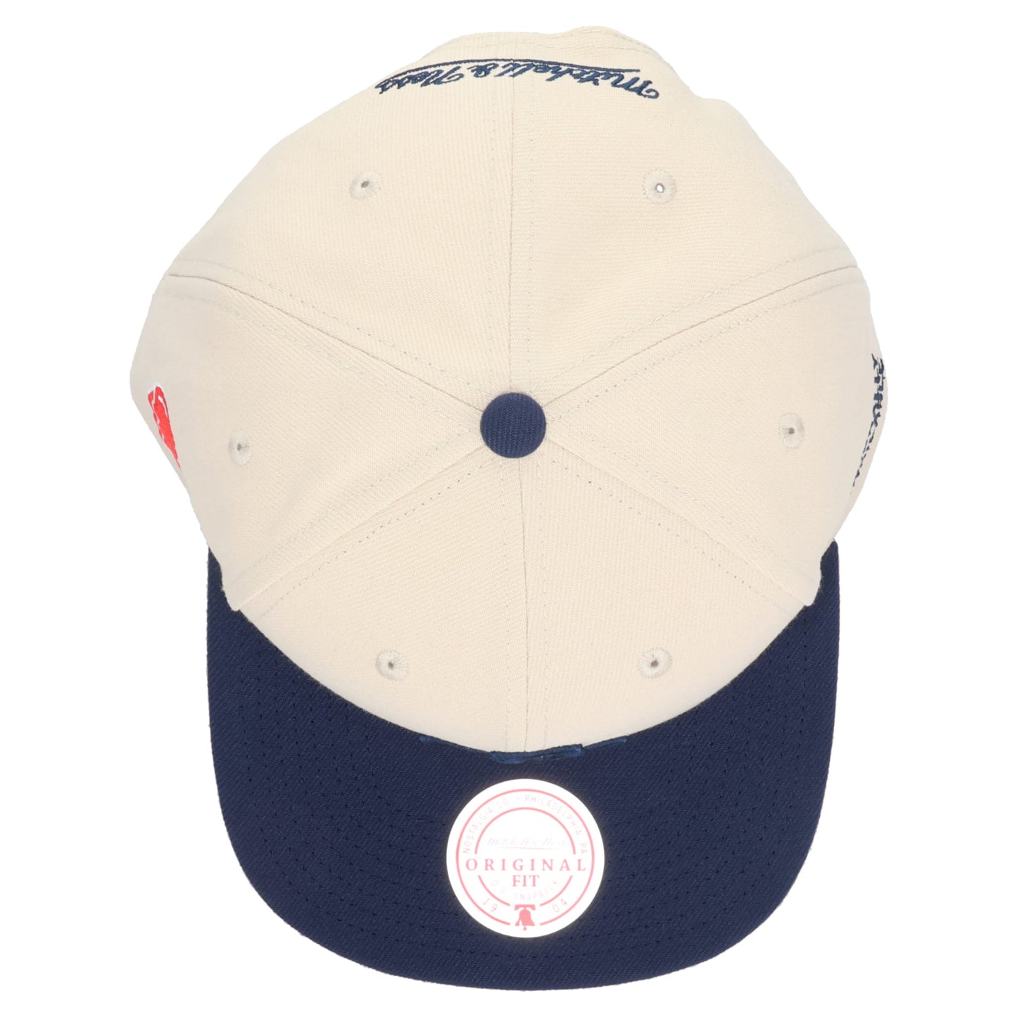 EU LOGO OG SNAPBACK / OFF WHITE/NAVY