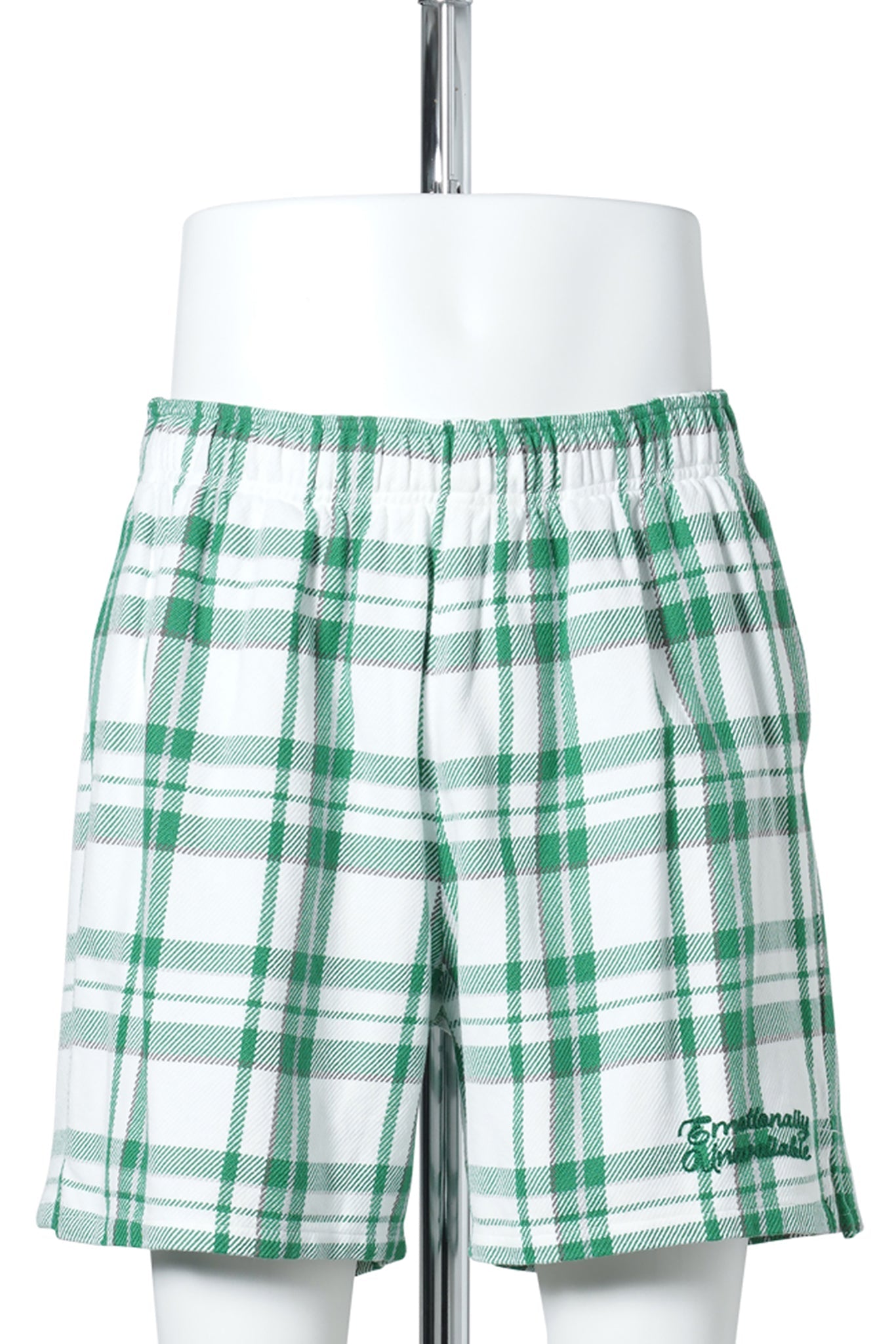 EU FLANNEL SHORT PANTS / GREEN