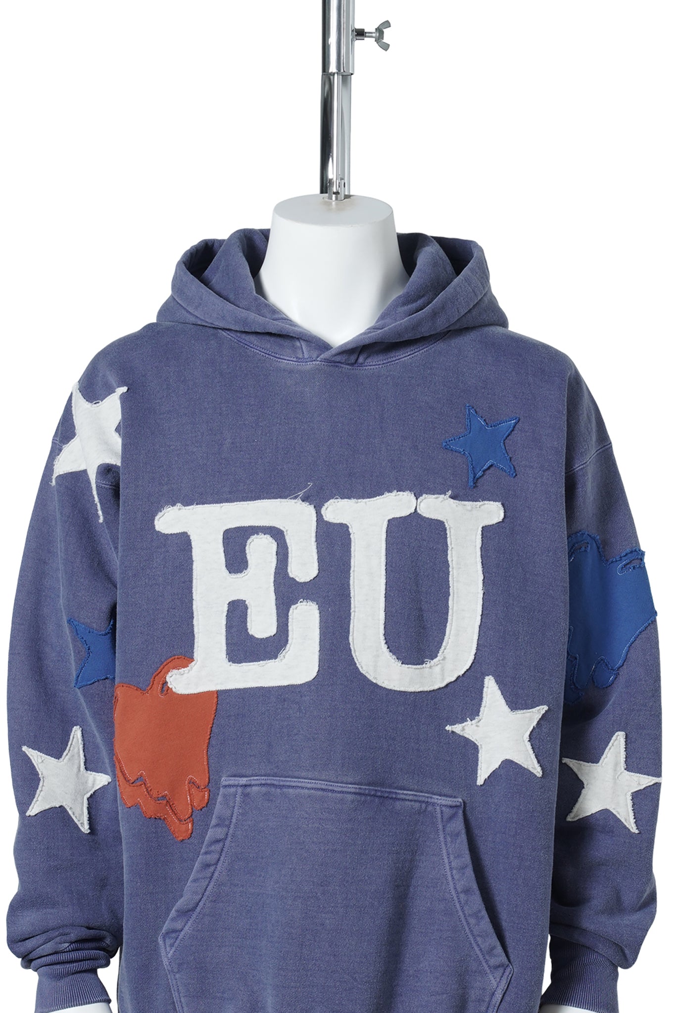 EU HAND PATCH HOODIE / NAVY