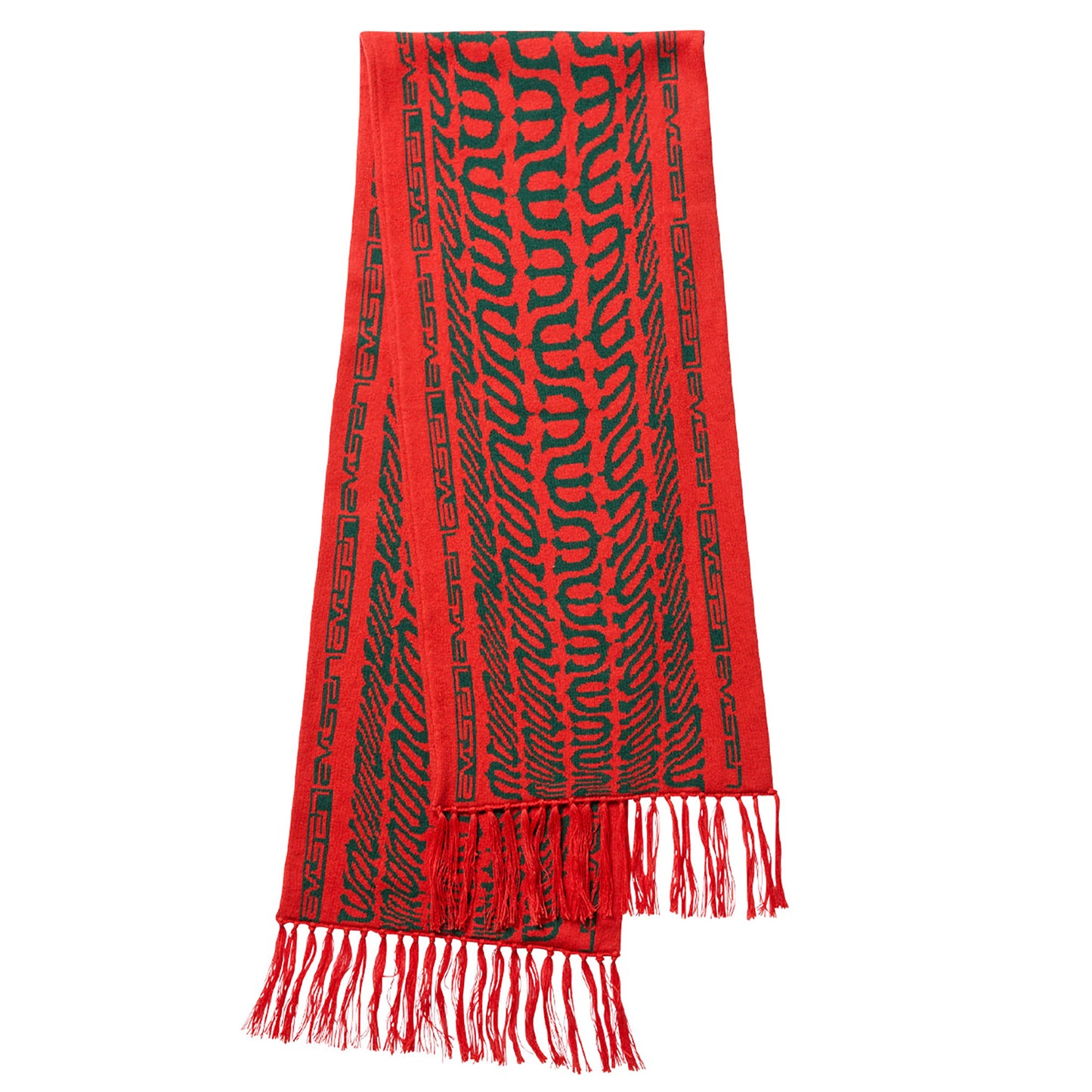 E LOGO SCARF / ORANGE