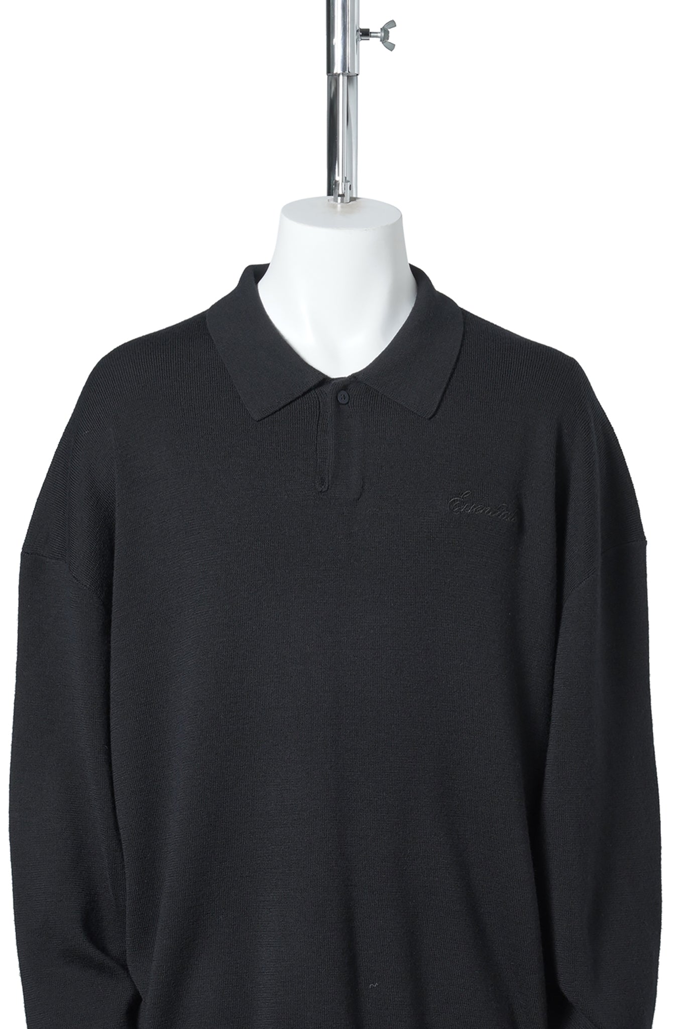 SIGNATURE 90'S KNIT POLO / VINTAGE BLACK