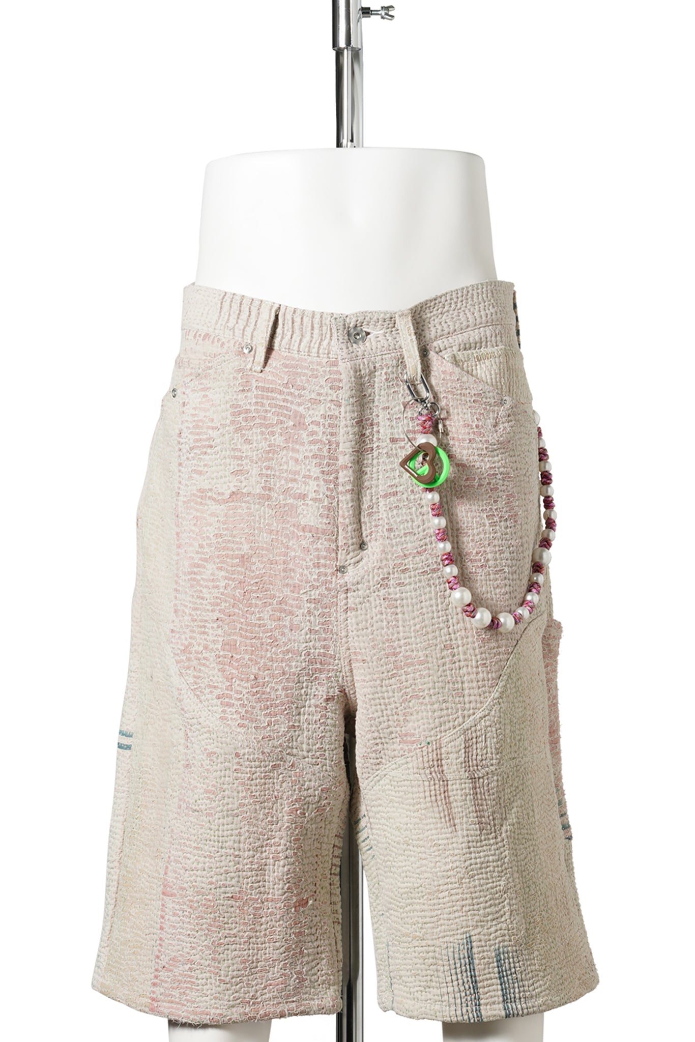 KANTHA QUILT BAGGY SHORTS / ASSORT