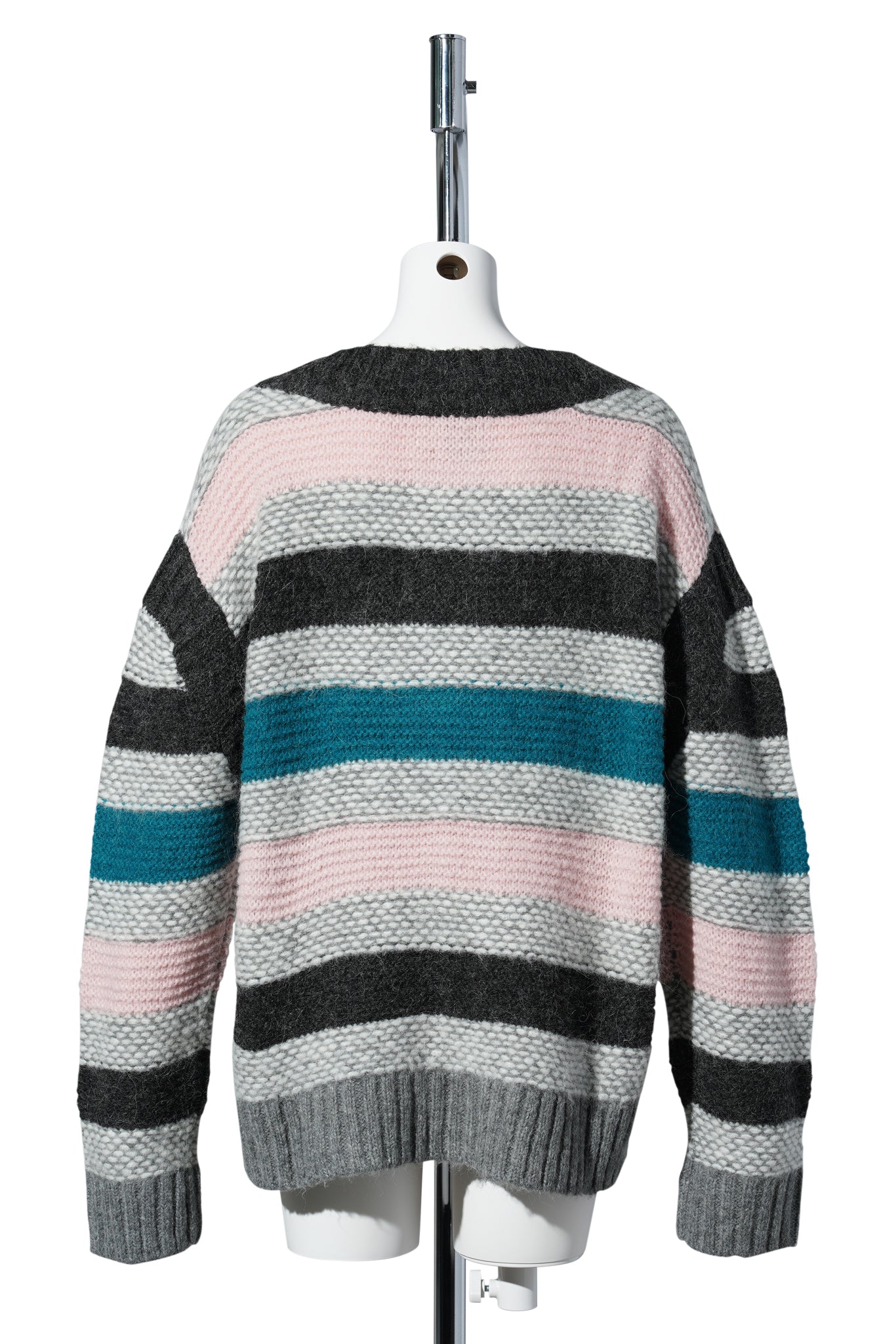 STRIPED GARTER SWEATER / MULTI