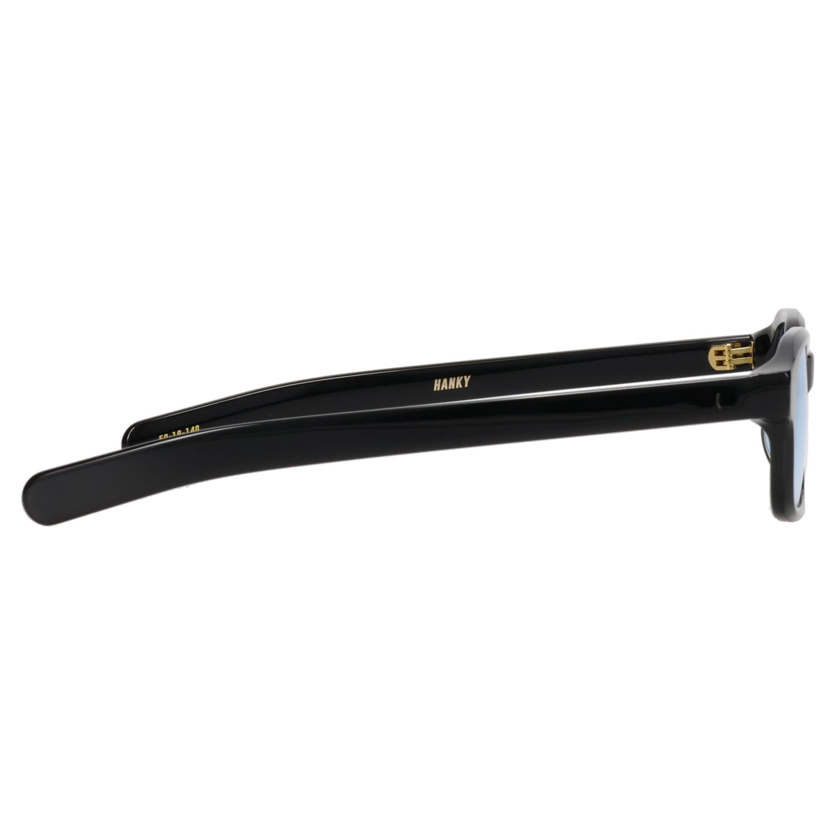 HANKY / SOLID BLACK/LIGHT BLUE GRADIENT LENS