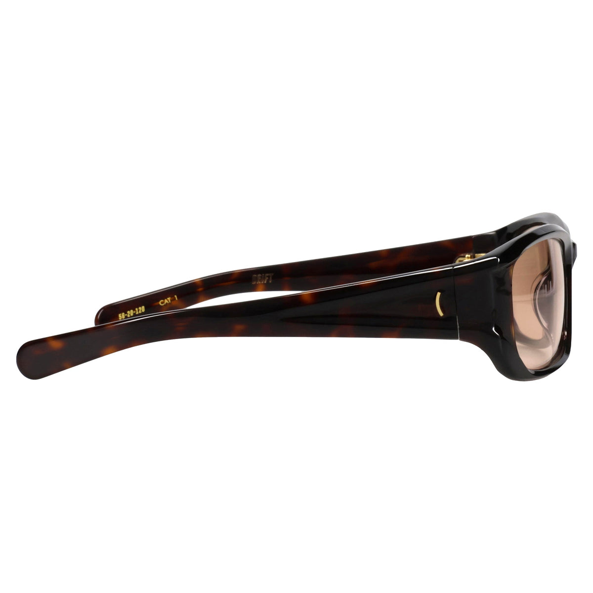DRIFT / DARK TORTOISE/SOLID PEACH LENS