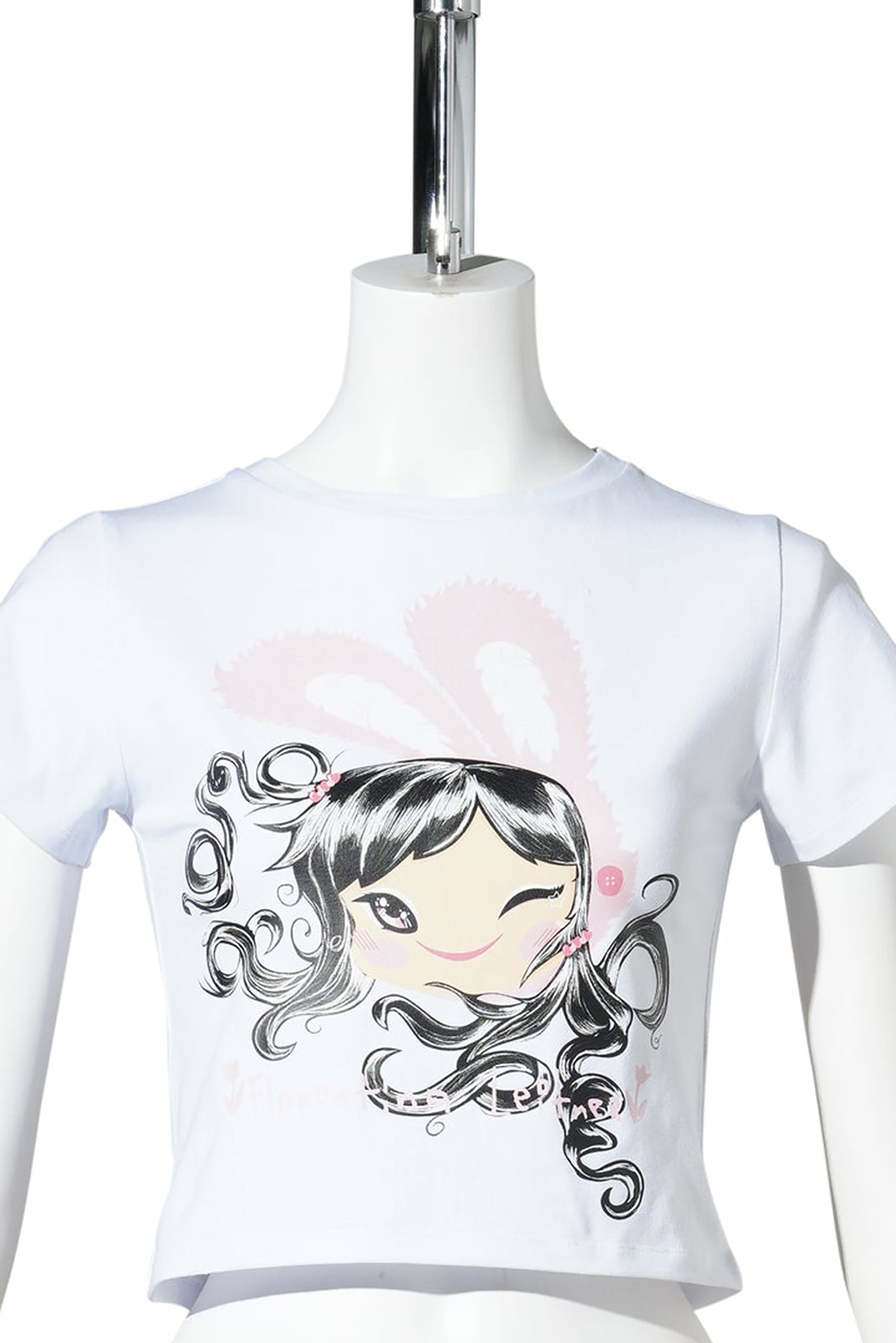 TRIXY BUNNY GIRL T-SHIRT / WHITE