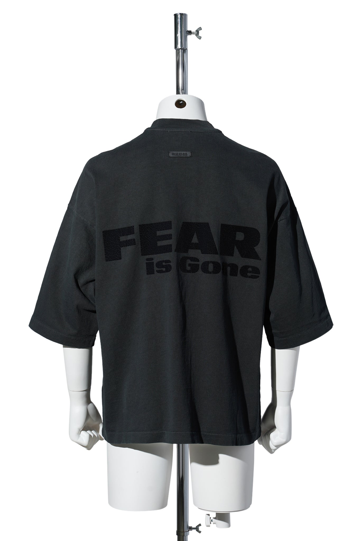RELAXED "FEAR IS GONE" TEE / 001:BLACK