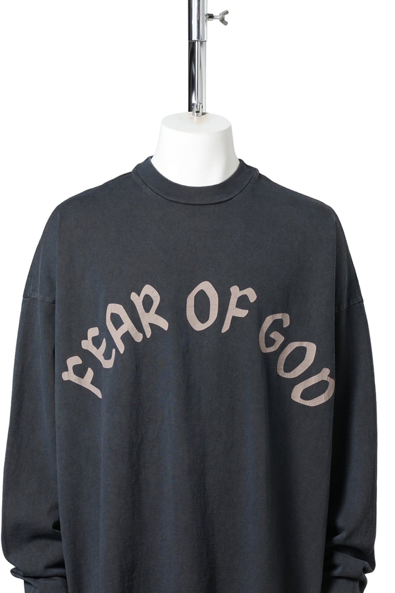 FEAR OF GOD, F OF G LS TEE / 001:BLACK
