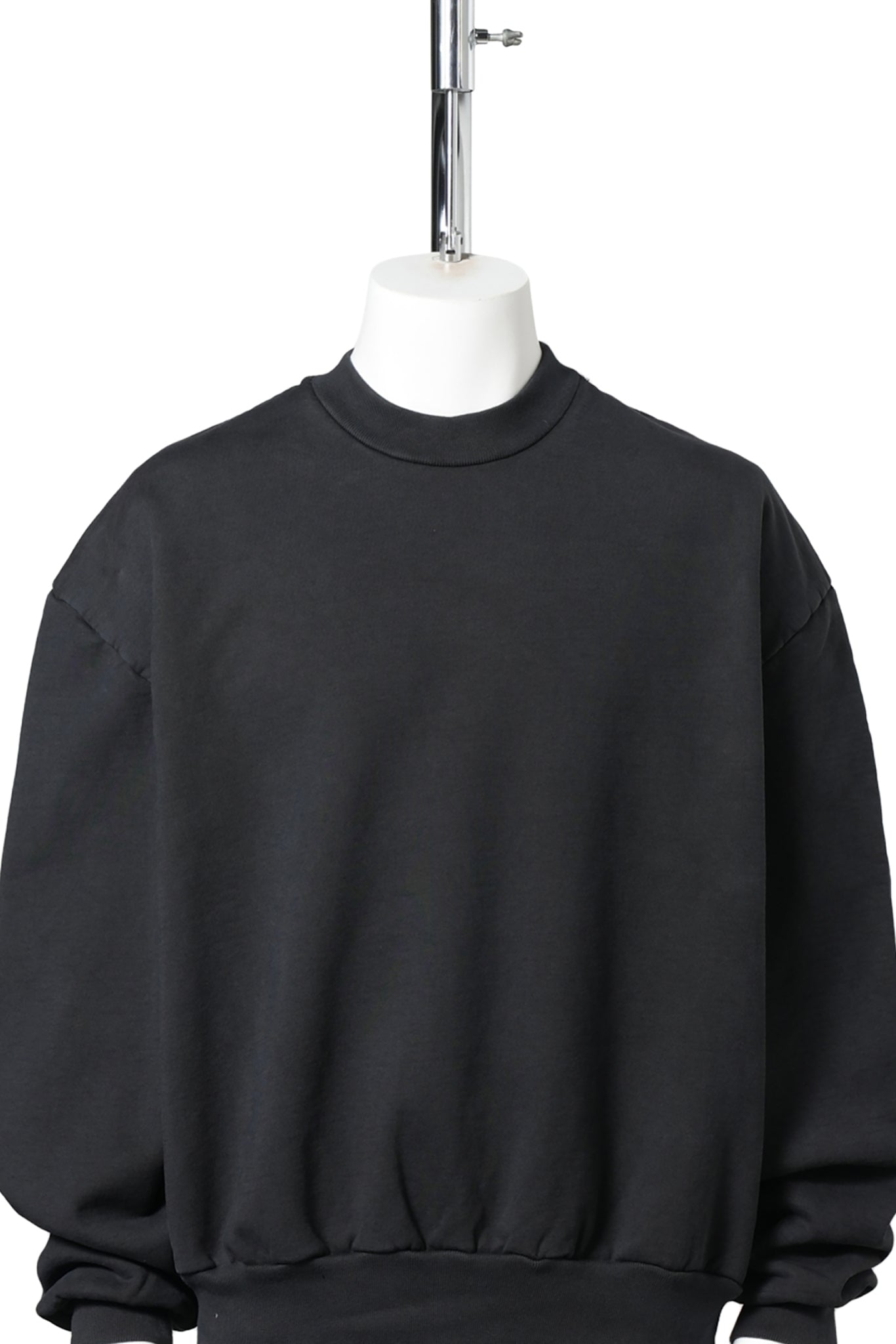 CLASSIC FIT HALF RAGLAN SWEATSHIRT / 001:BLACK