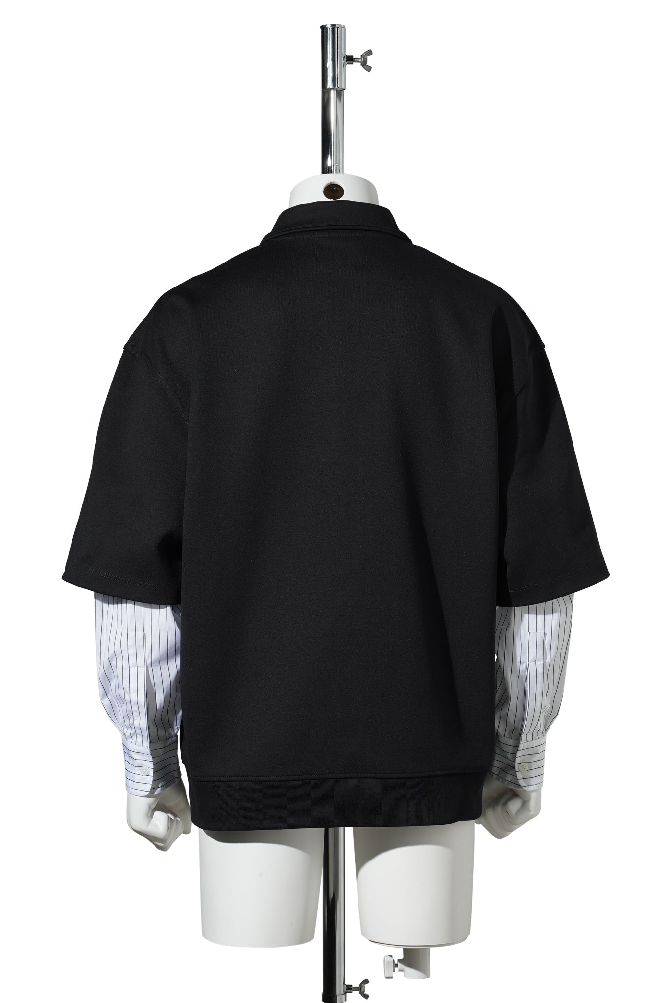 HALF ZIP SWEATSHIRT / 102:BLACK