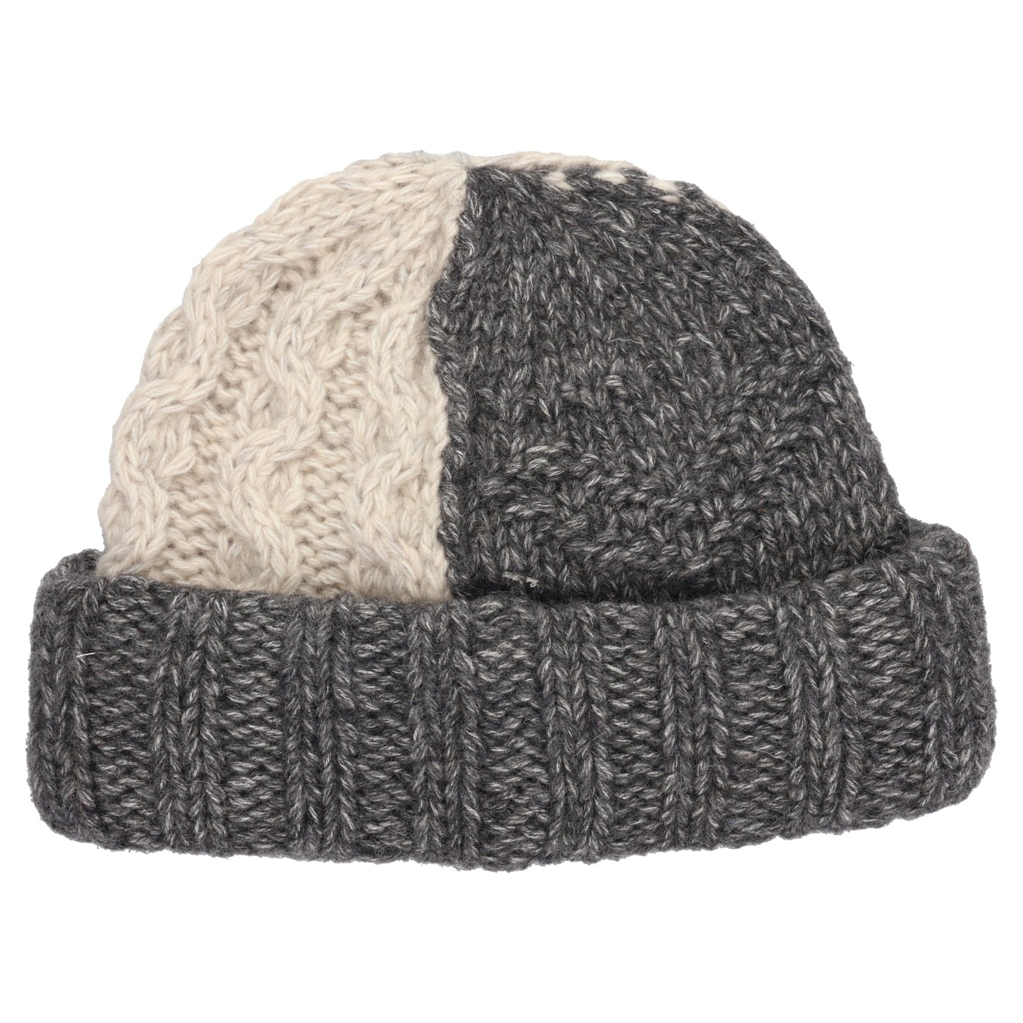 WOOL COTTON MIX KINT BEANIE / MULTICOLOU