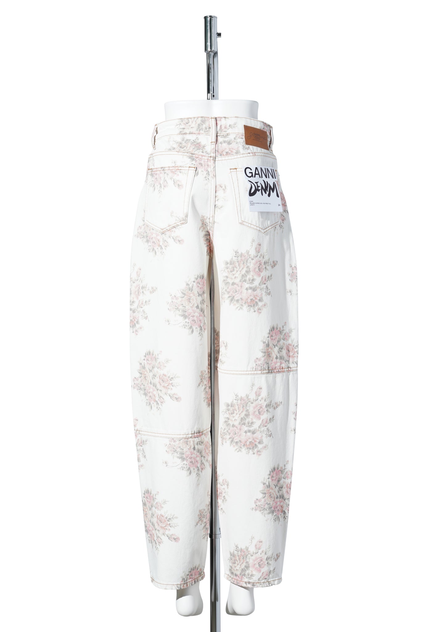 PRINT DENIM STARY / EGRET