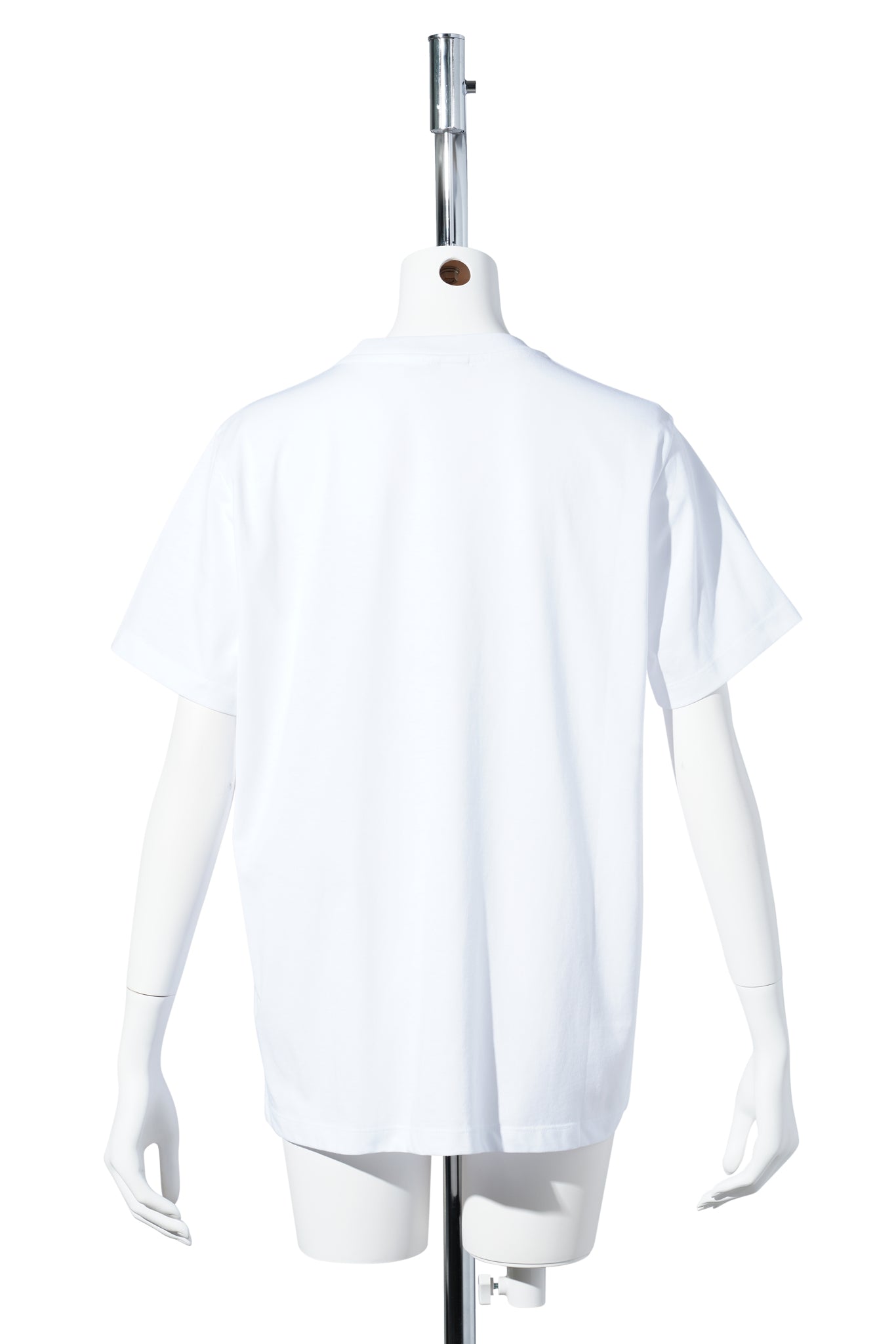 BASIC COTTON JERSEY NEON PUPPY T-SHIRT / BRIGHT WHITE