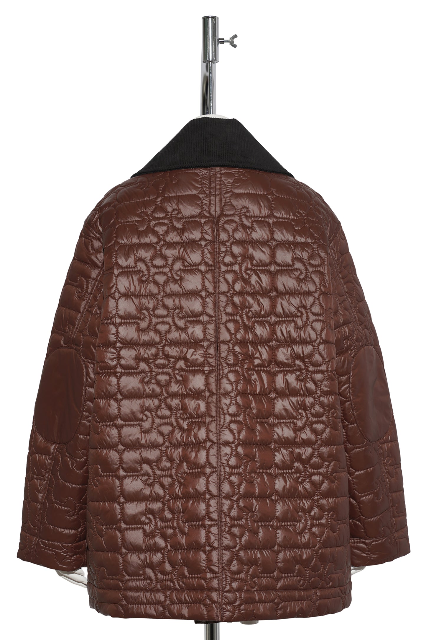 SHINY QUILT MIDI JACKET / CHICORYCOF