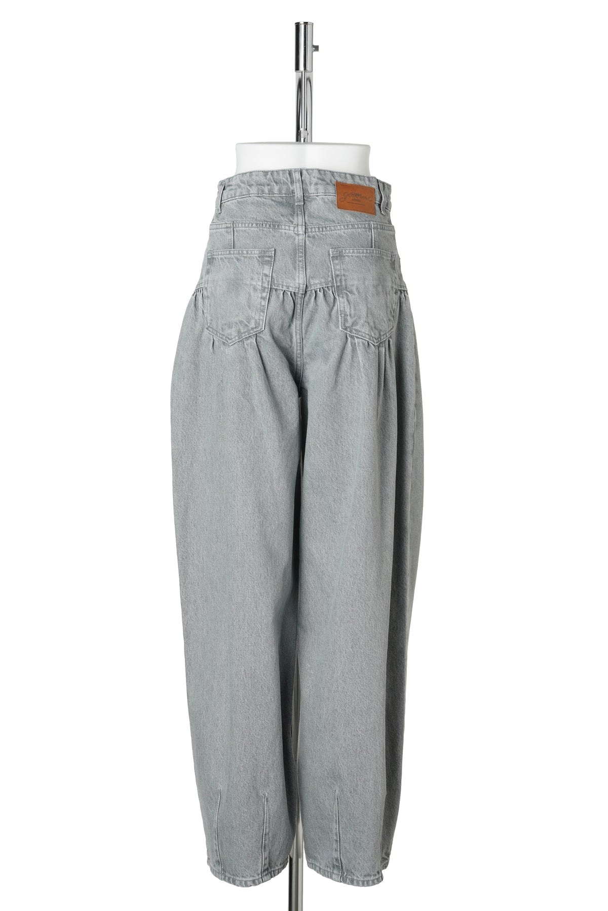 RIGID DENIM CORSET JEANS / LIGHTGREYS