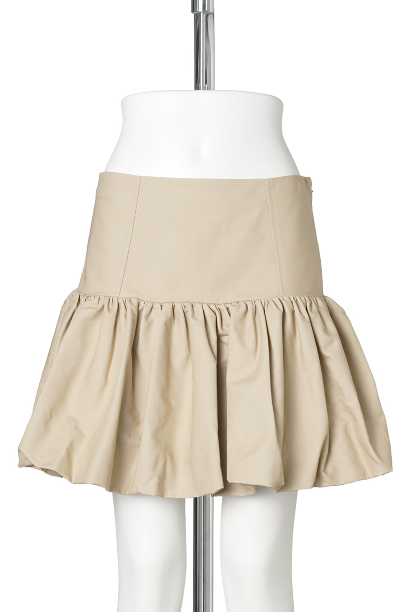 DOUBLE COTTON MINI SKIRT / WARMSAND