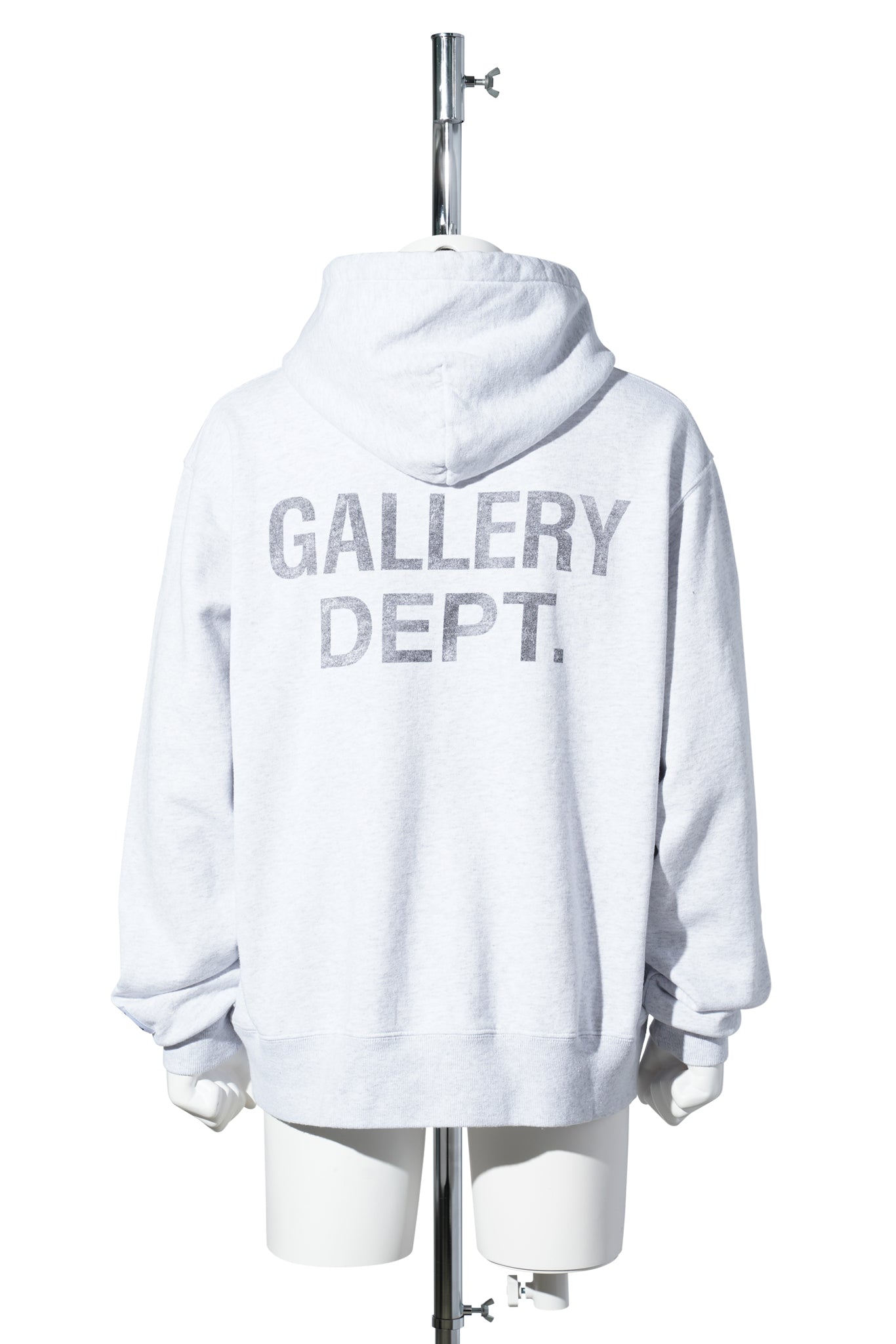GD PAINT LOGO HOODIE / LIGHT HEATHER GREY