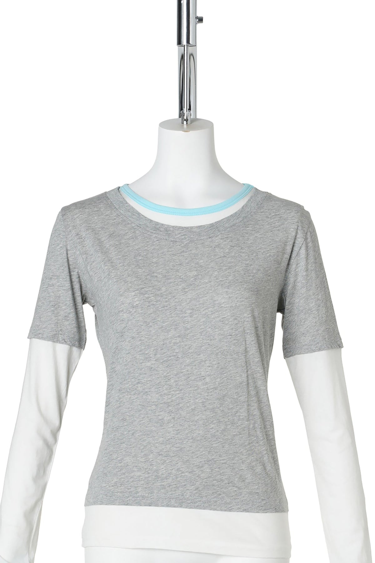 TRIPLE TEE / 52:GREY-WHITE