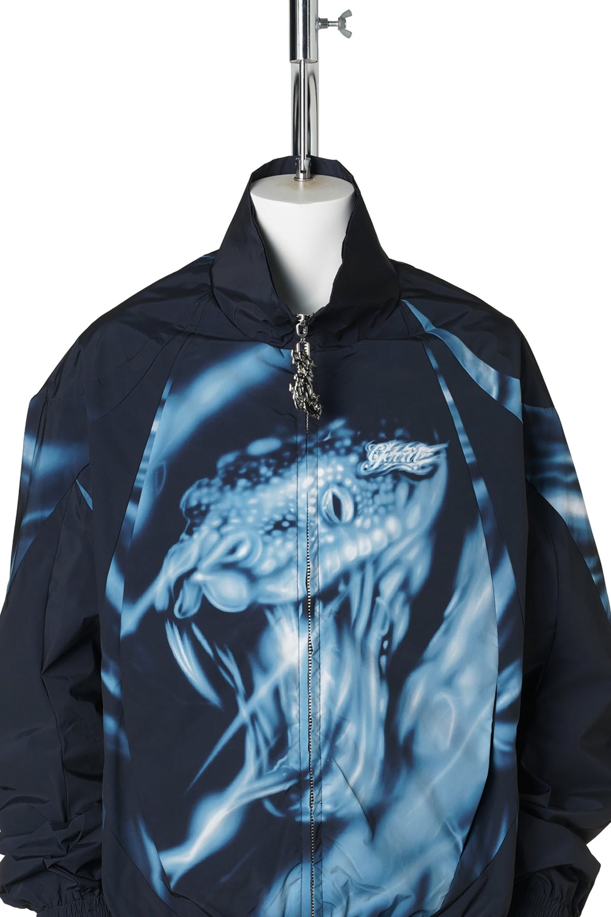 TRACKSUIT JACKET / BLACK/SAGE