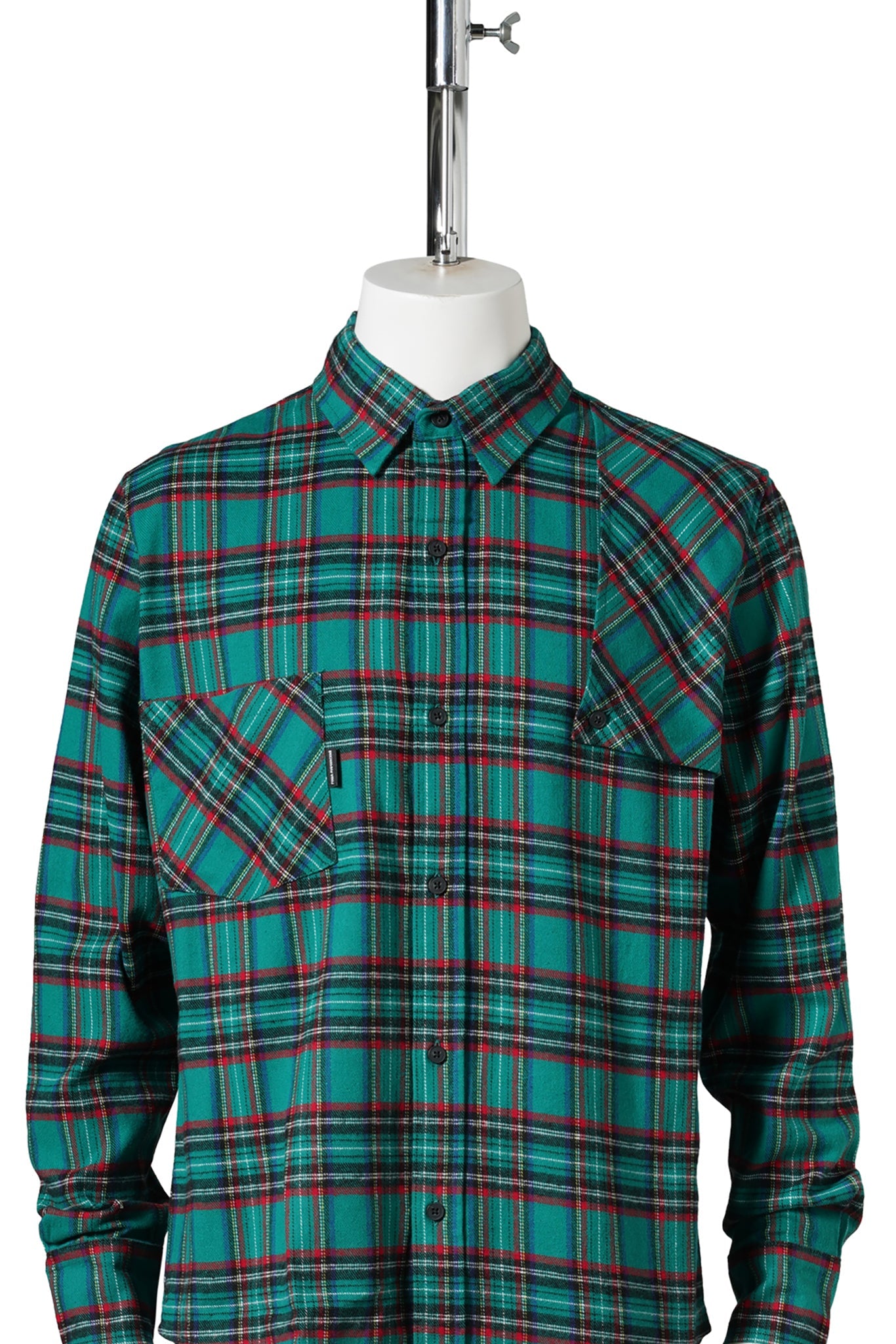 CHECKED SHIRT / CHECKED-GREEN