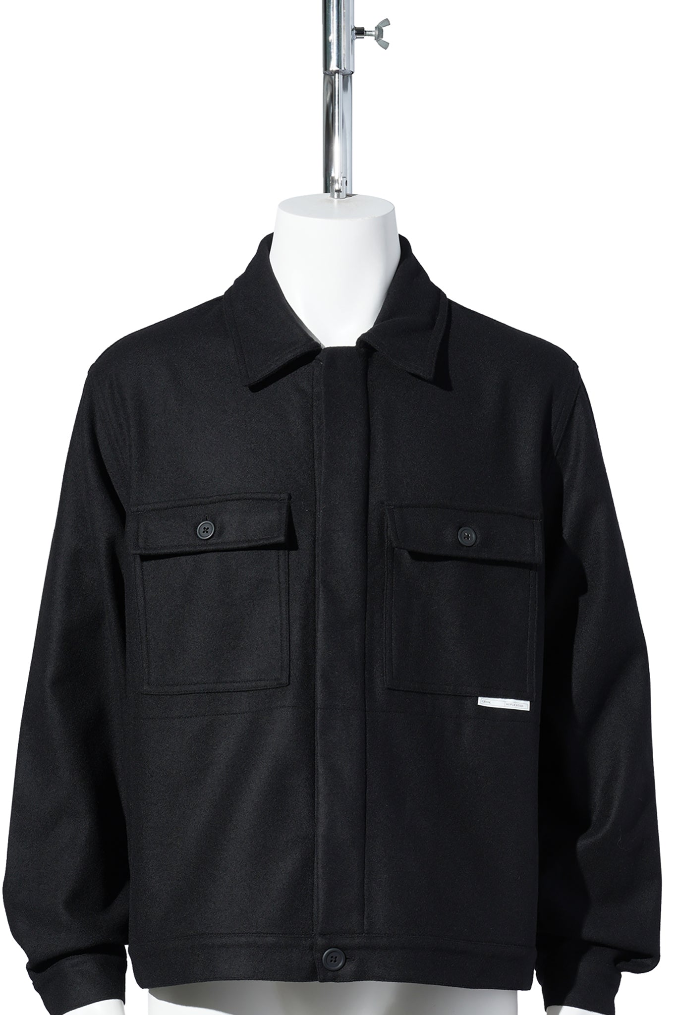 40000 REPLICATED SHORT JACKET SEASONAL / 01 BLACK