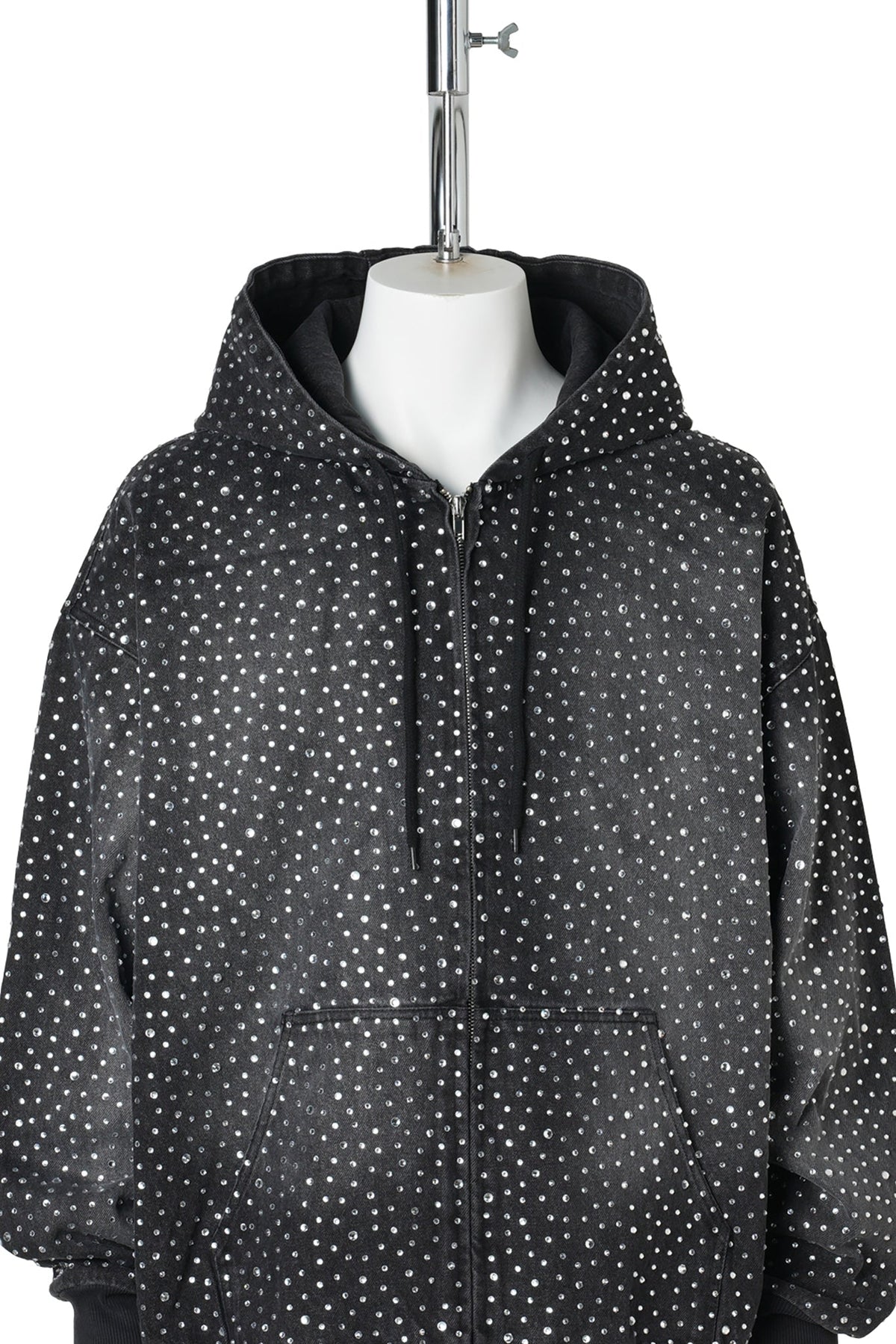 RA HOODIE / BLACK CRYSTAL